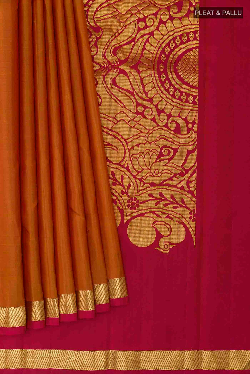 pleats pallu