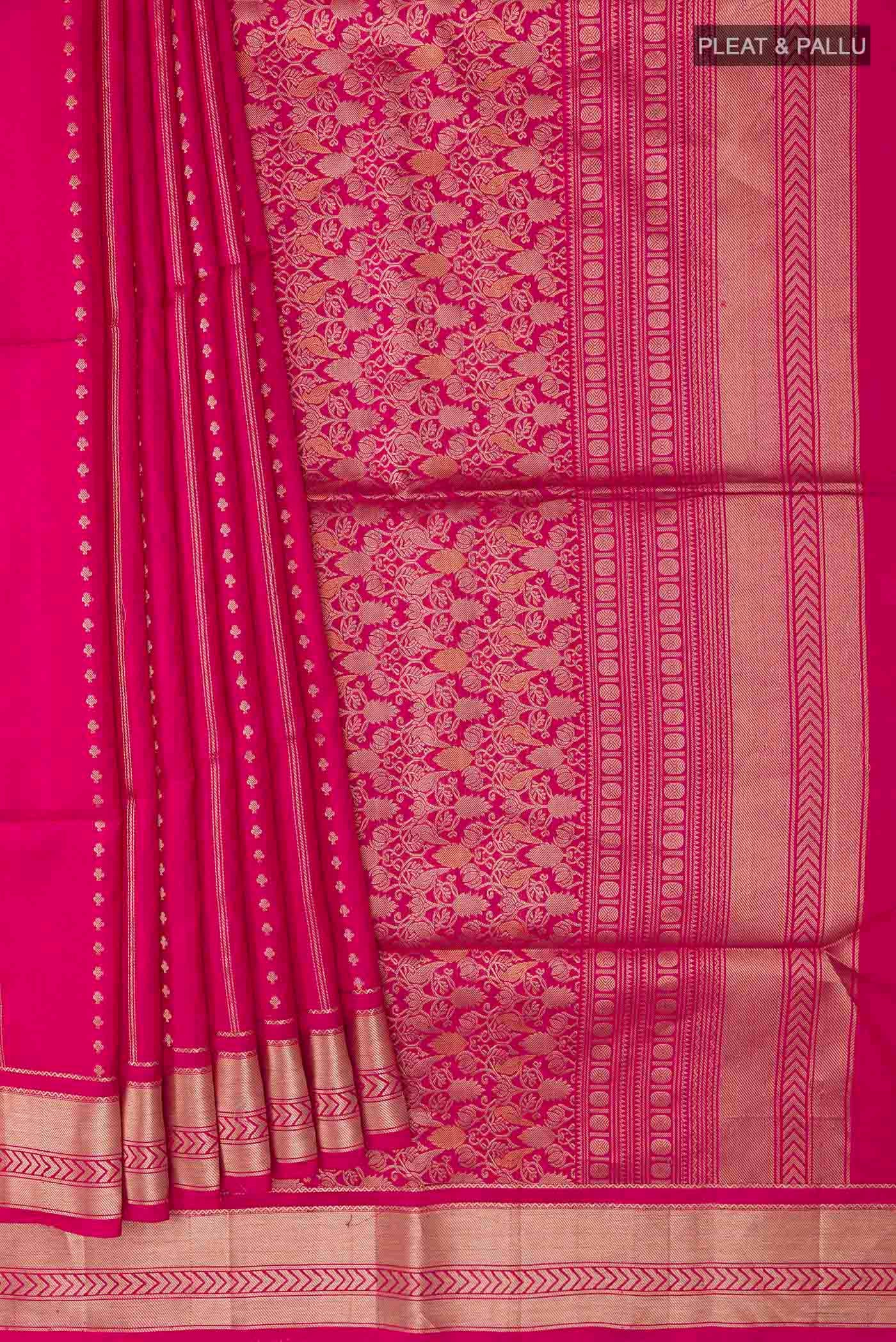 pleats pallu