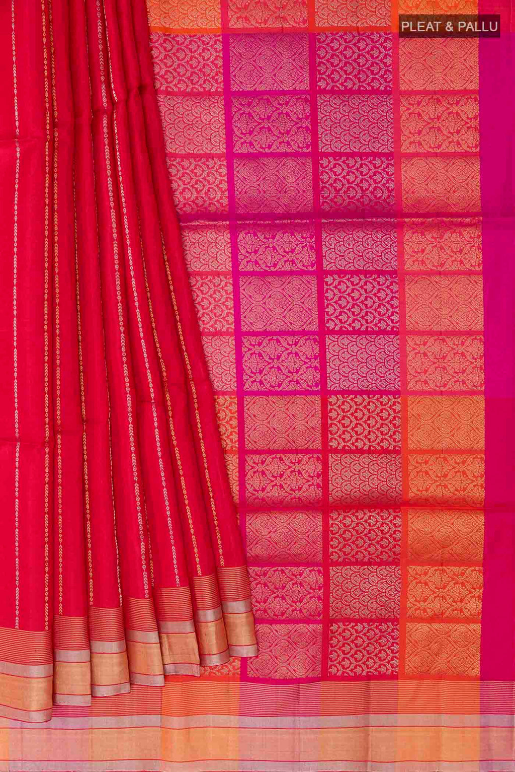 pleats pallu