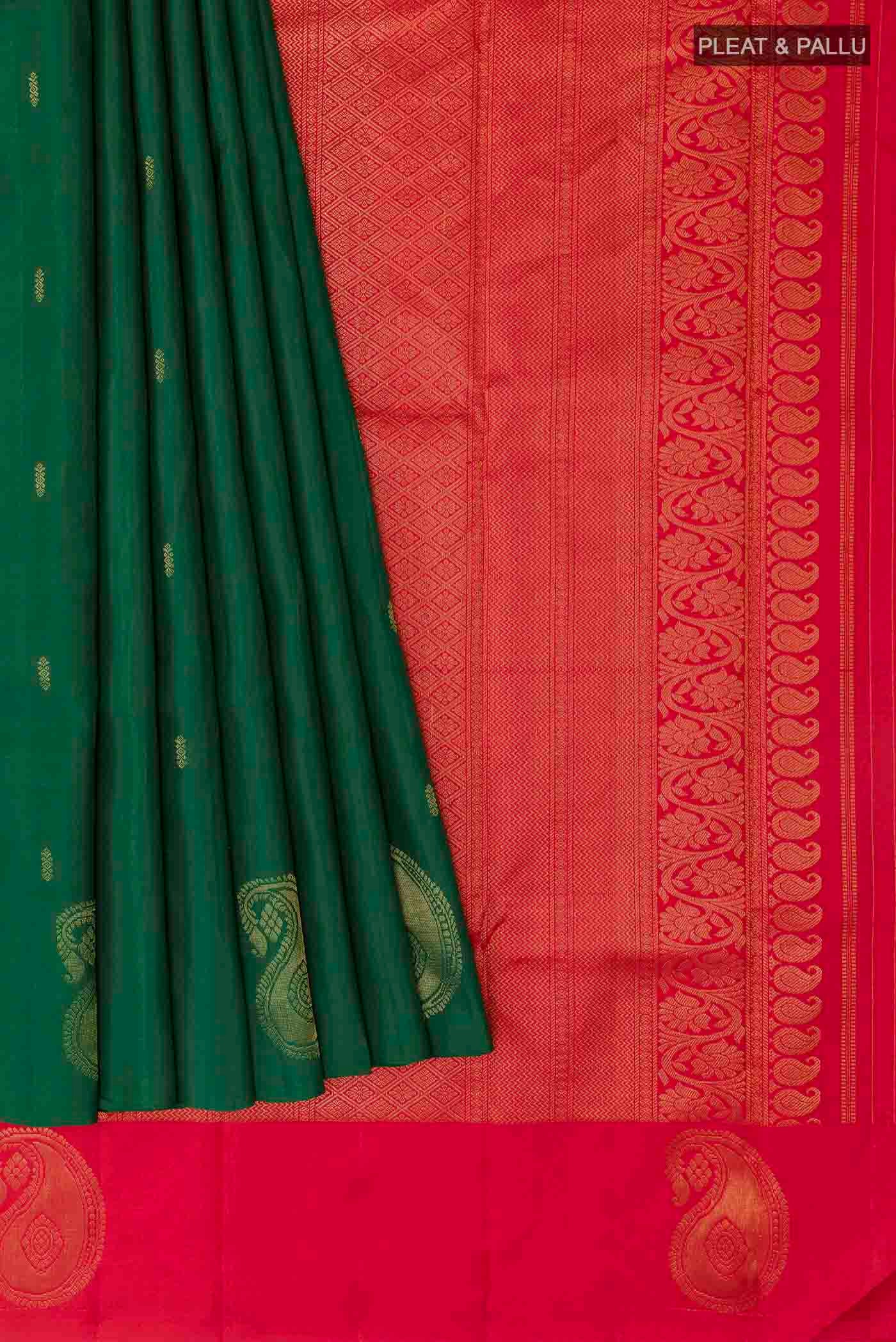 pleats pallu