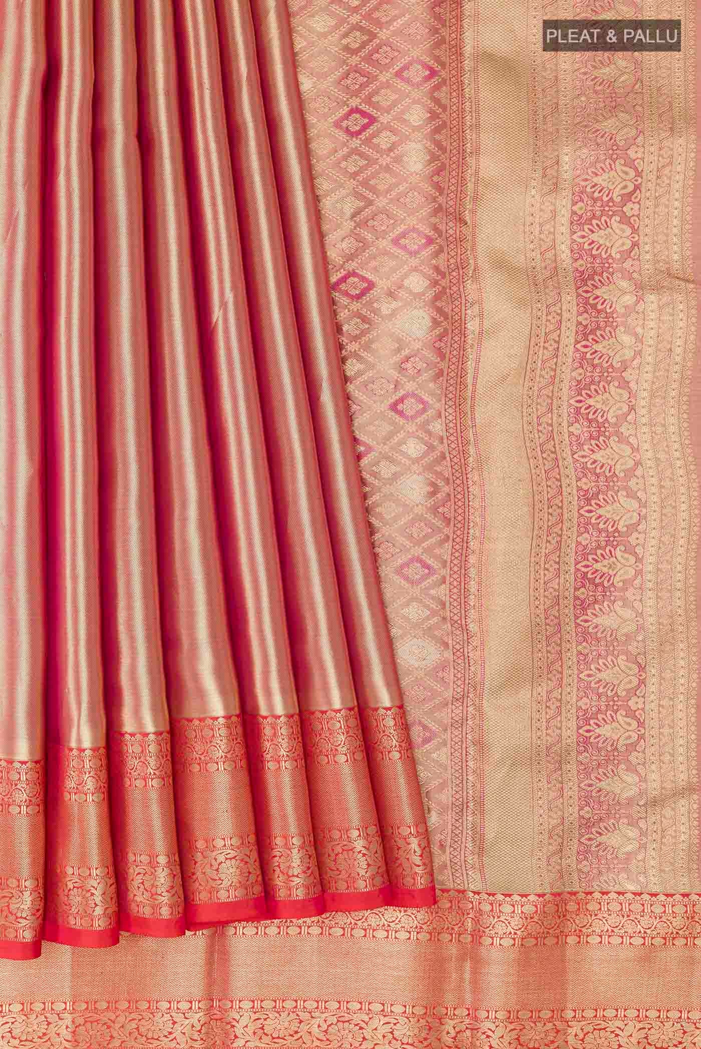 pleats pallu