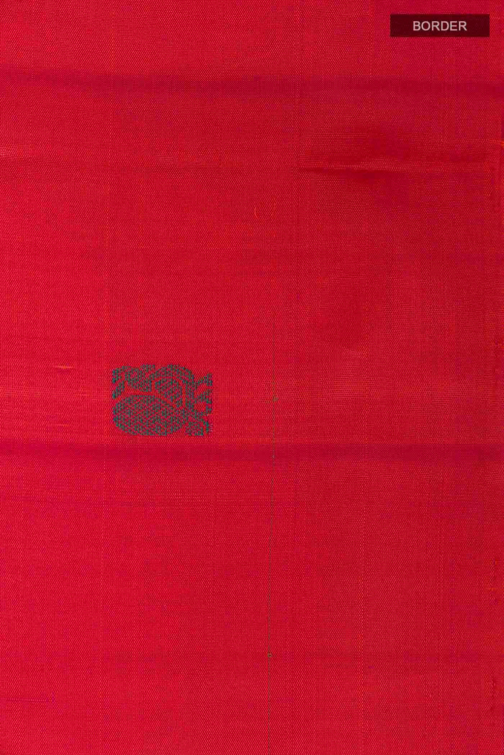 Border image of Pink Kanchipuram Silk Saree with Thread Butta on the body and Without Border