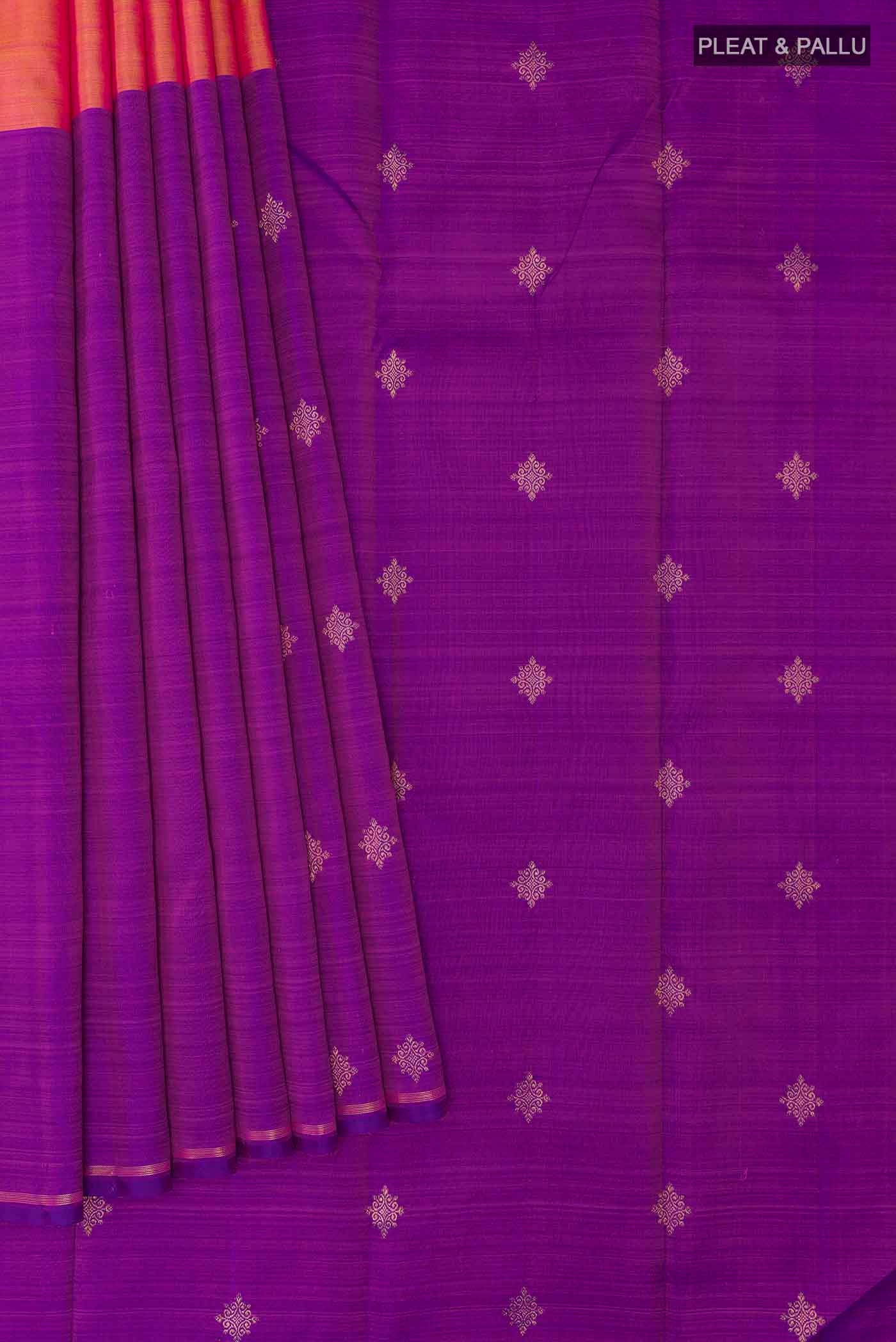 pleats pallu