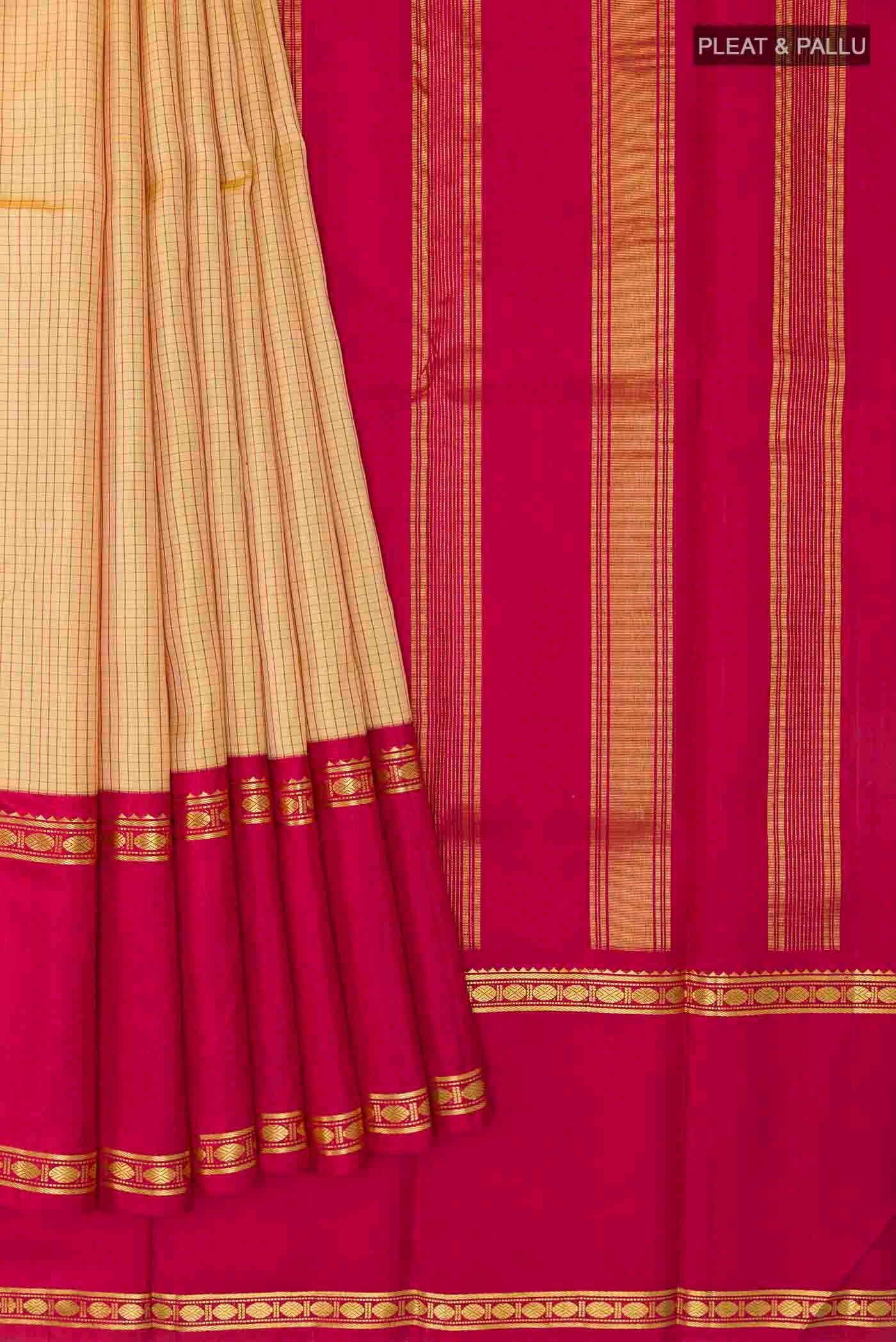 pleats pallu
