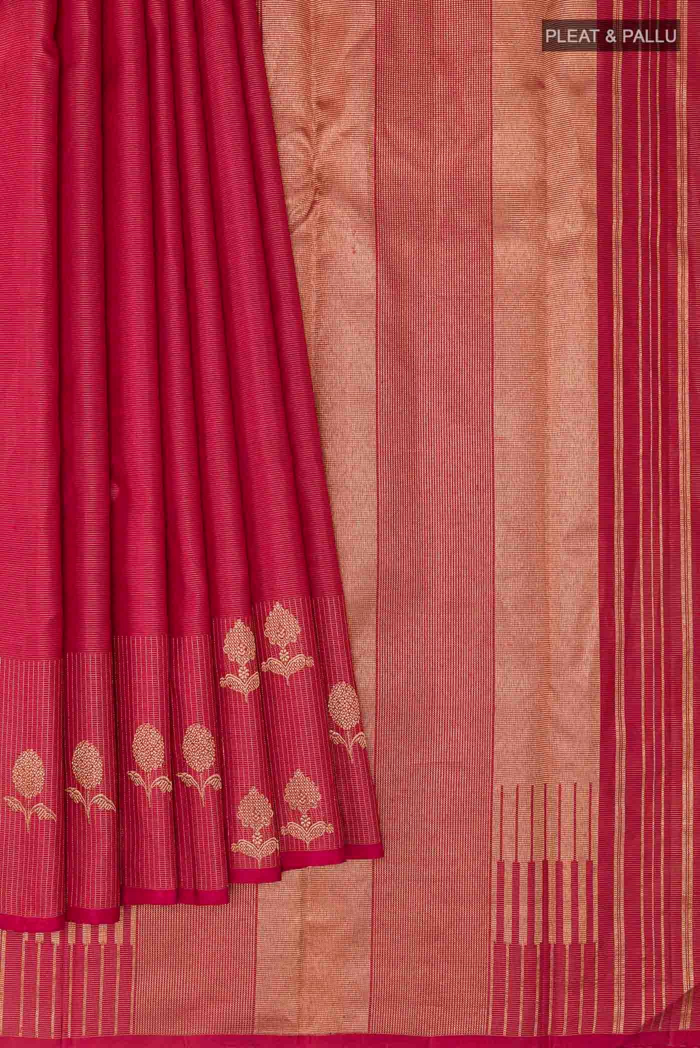 pleats pallu