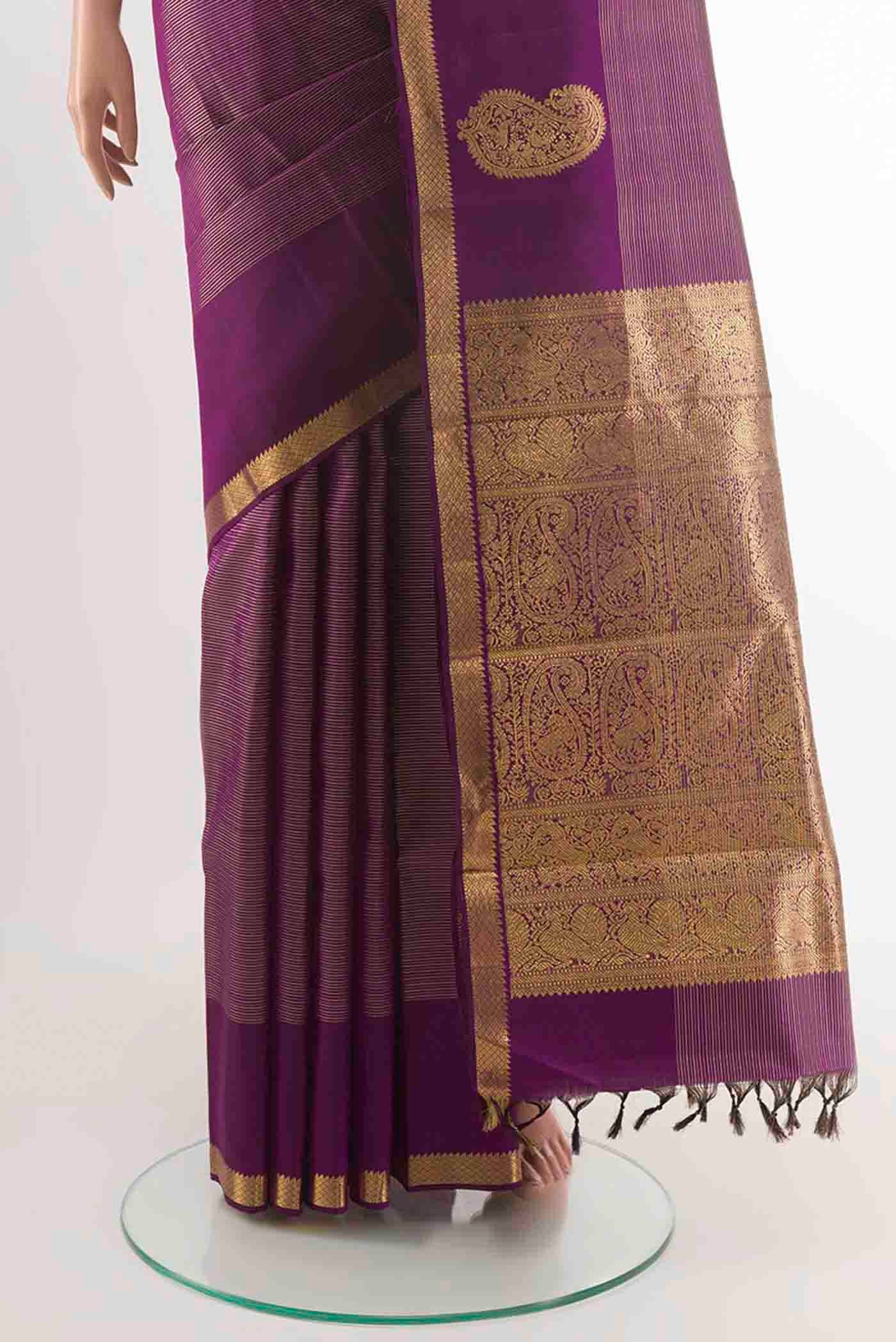pleats pallu