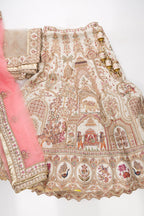 Sandal Net Womens Lehenga Set