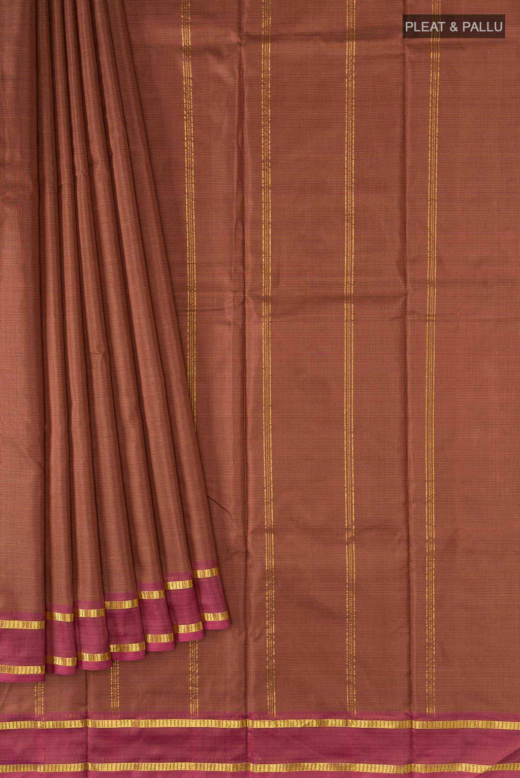 pleats pallu
