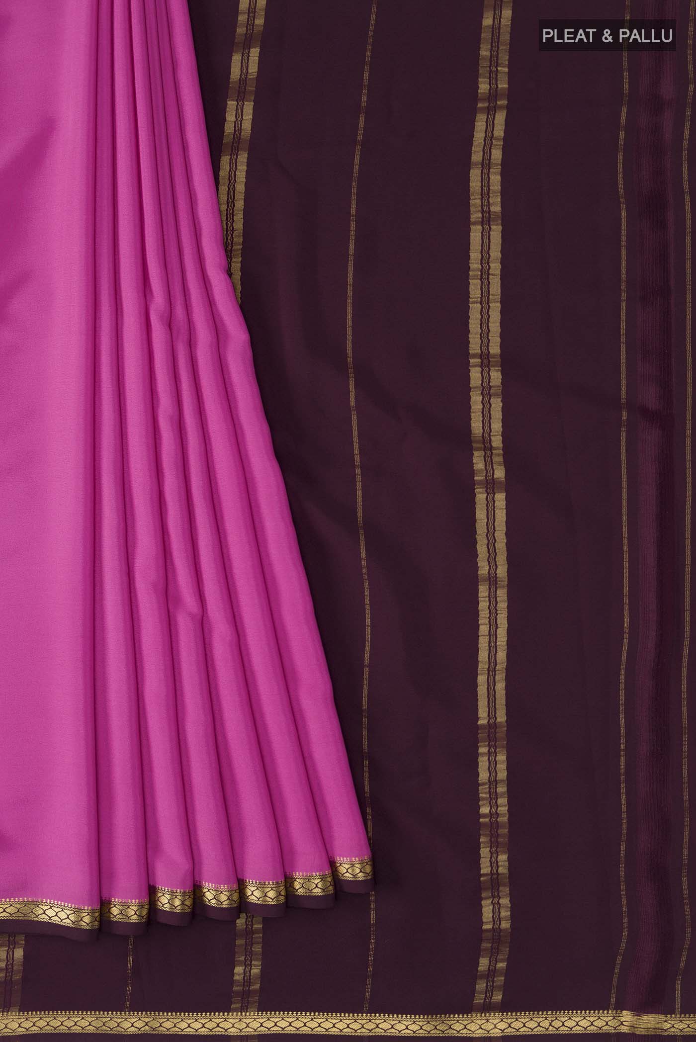 pleats pallu