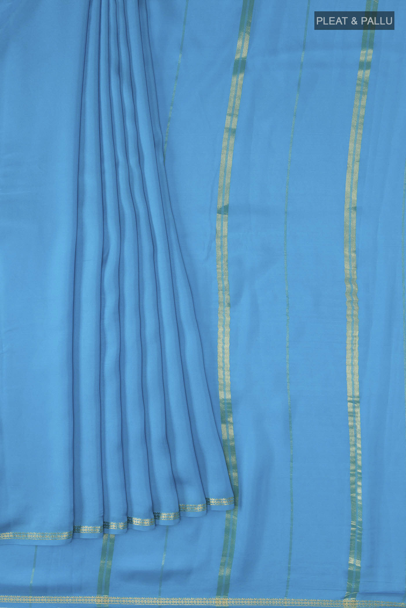 pleats pallu