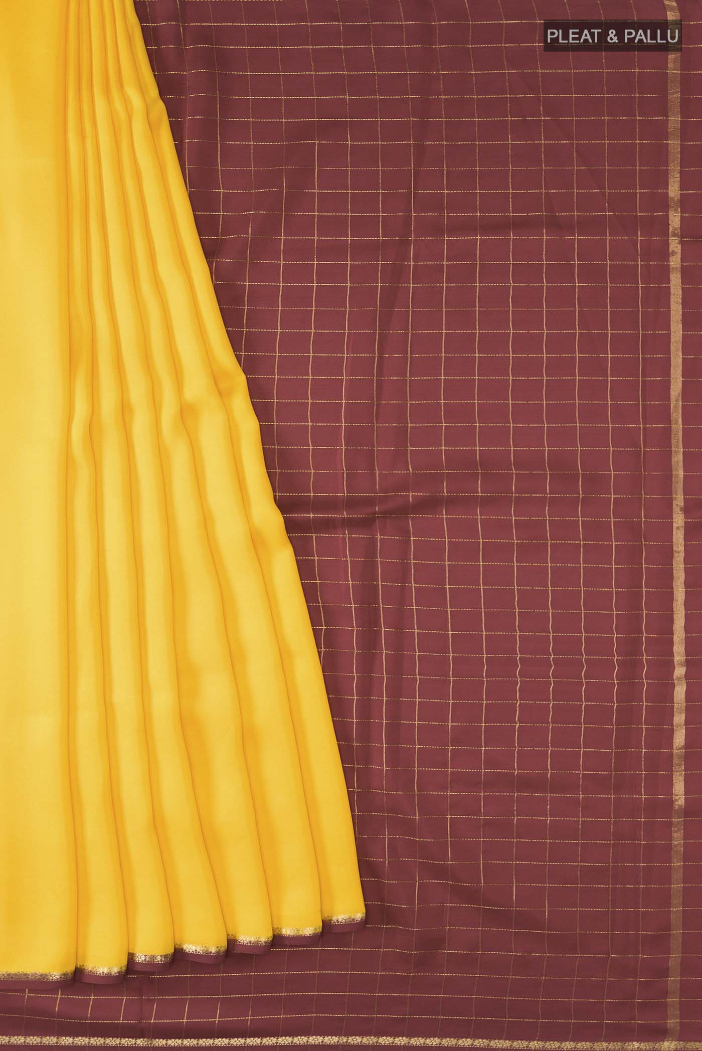 pleats pallu