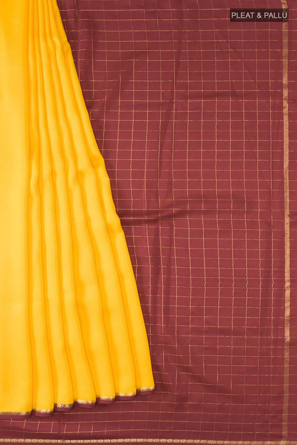 pleats pallu