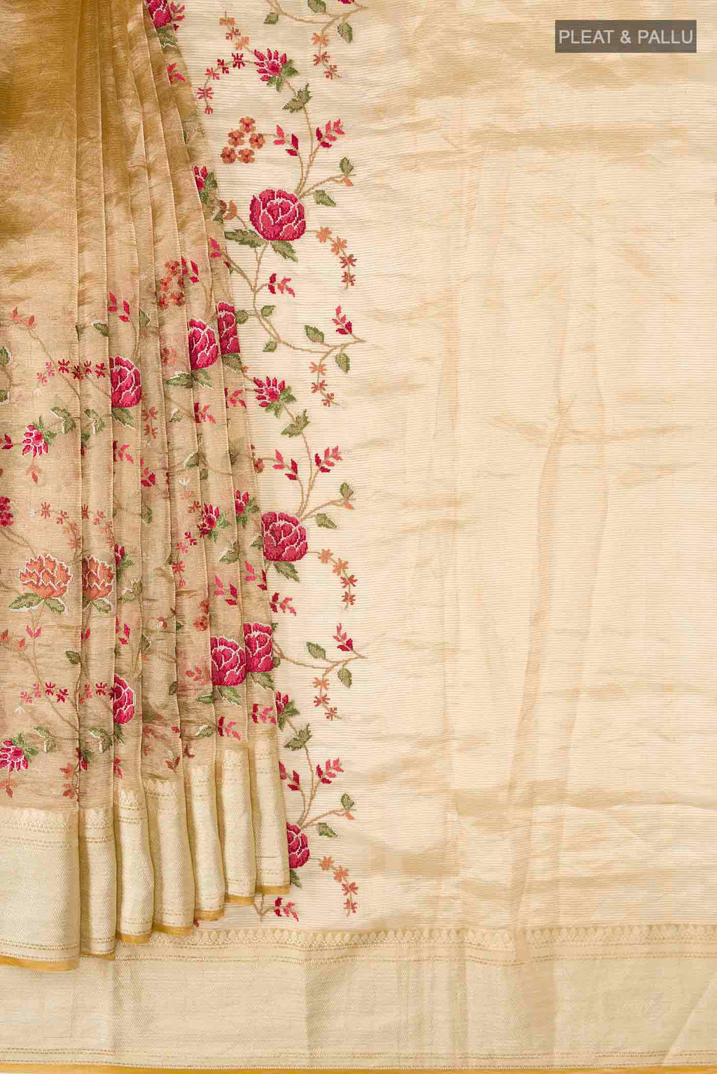 pleats pallu