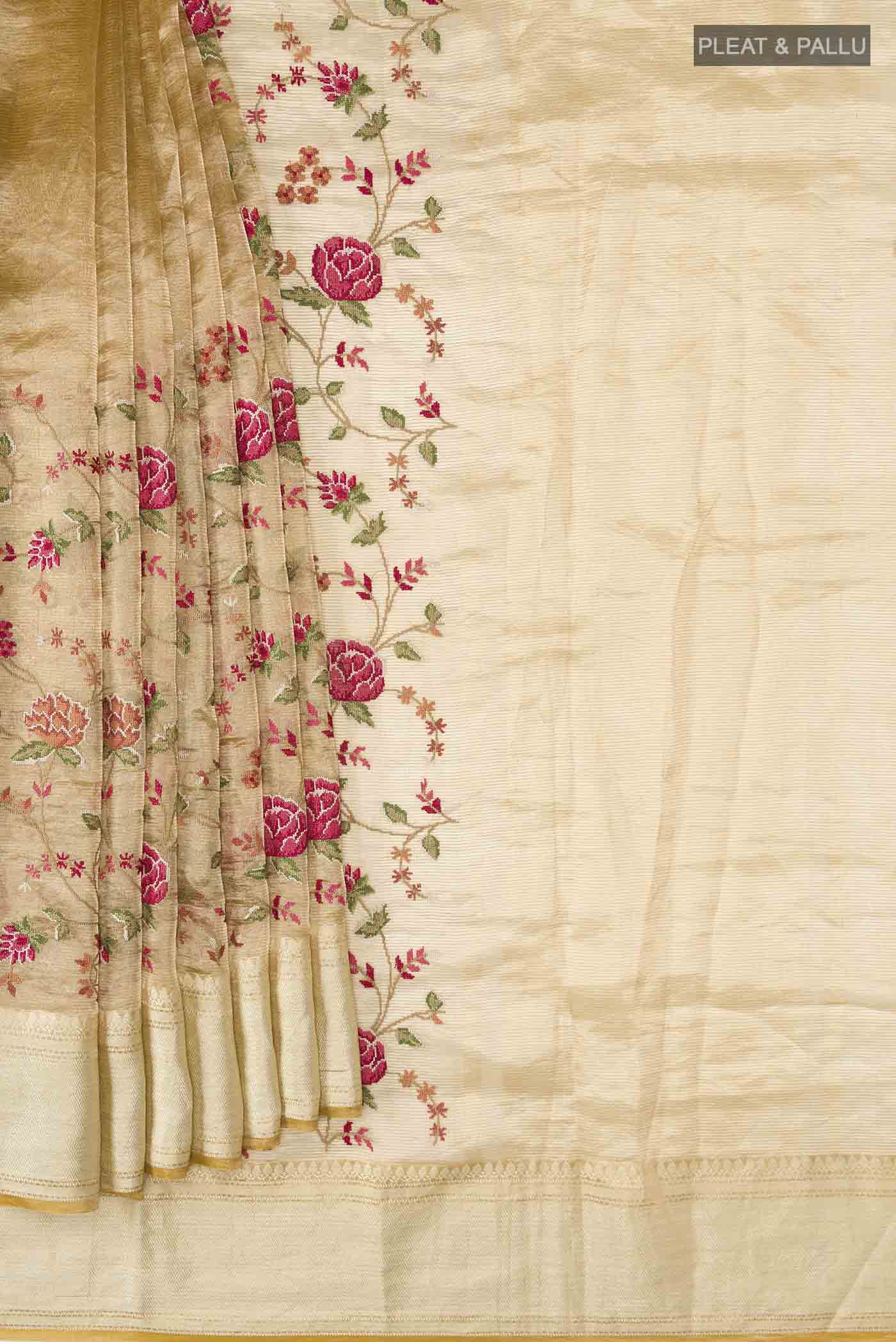 pleats pallu