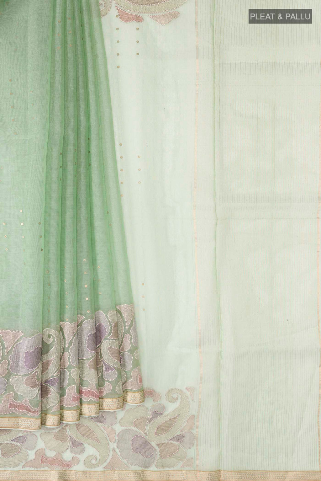 pleats pallu