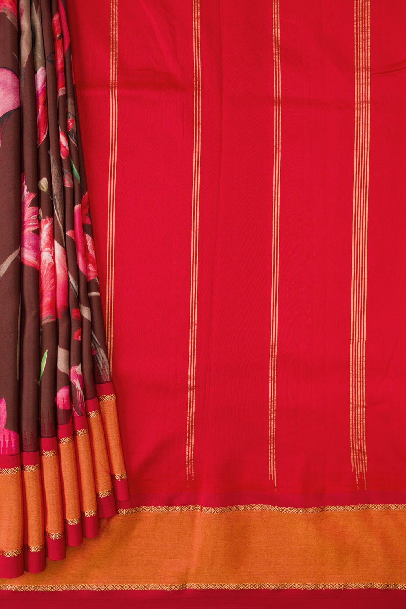 pleats pallu