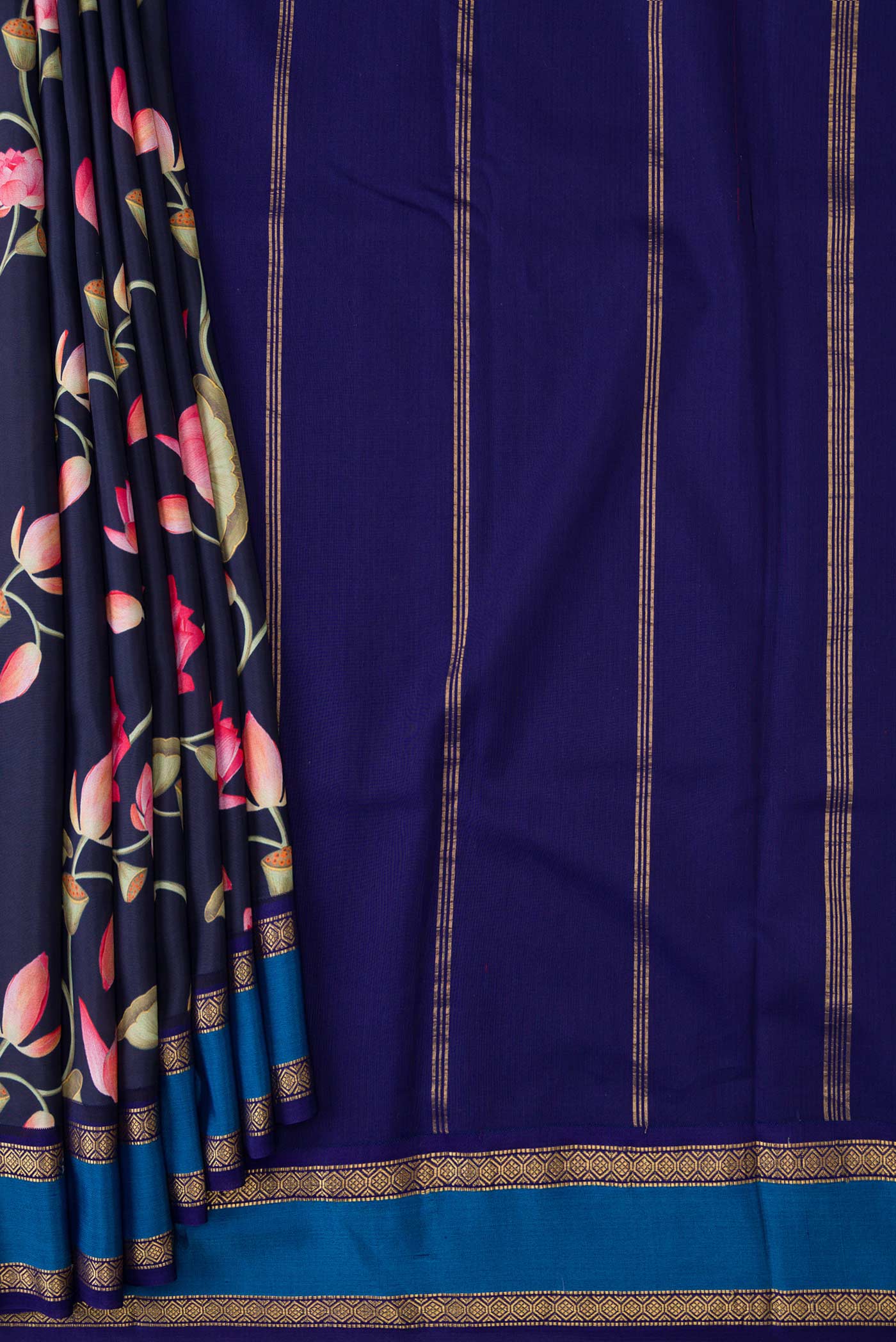 pleats pallu