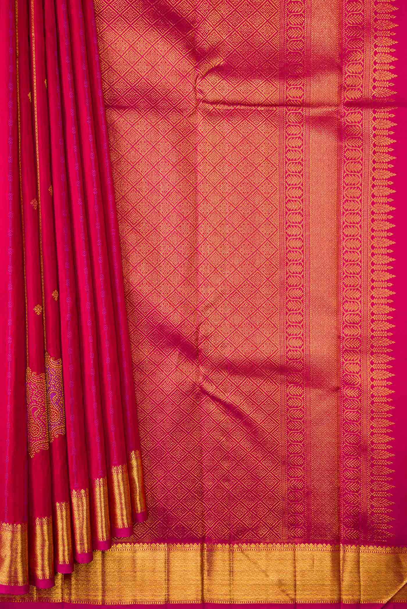 pleats pallu