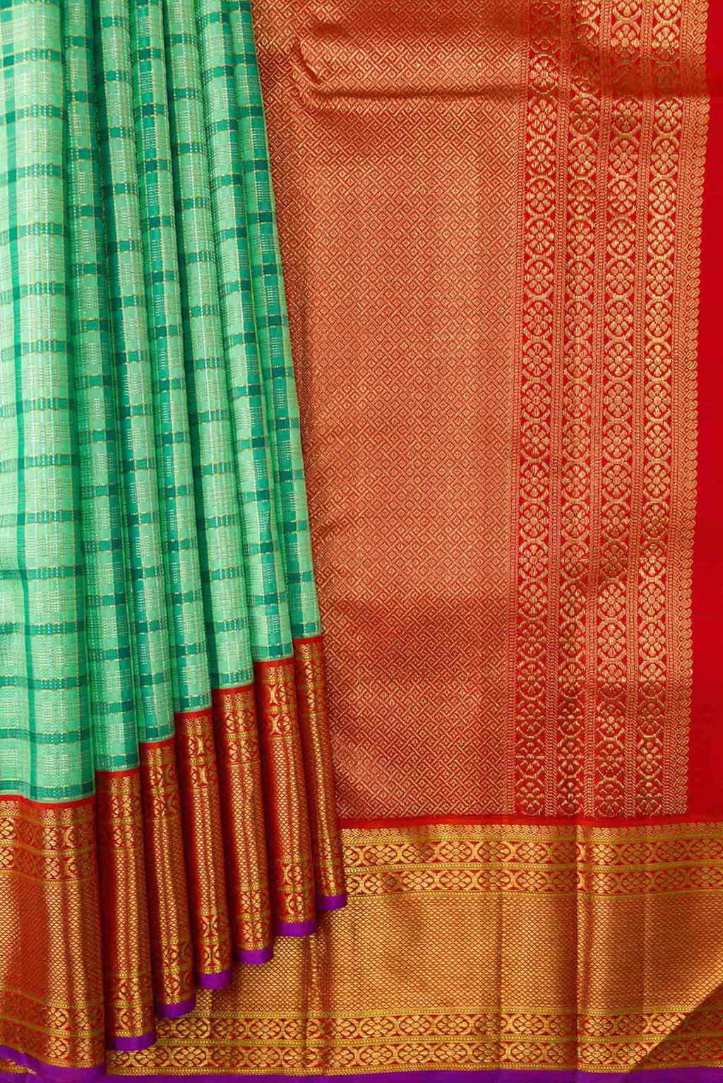 pleats pallu