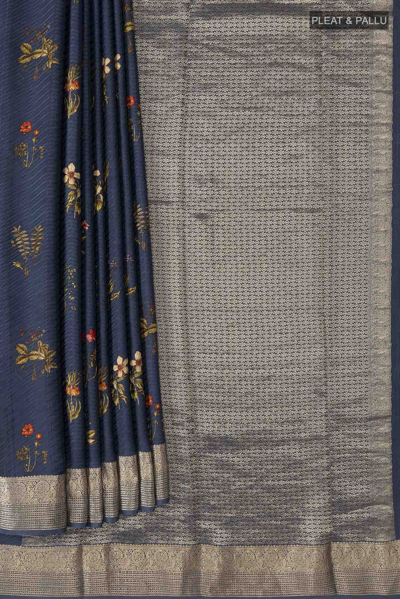pleats pallu