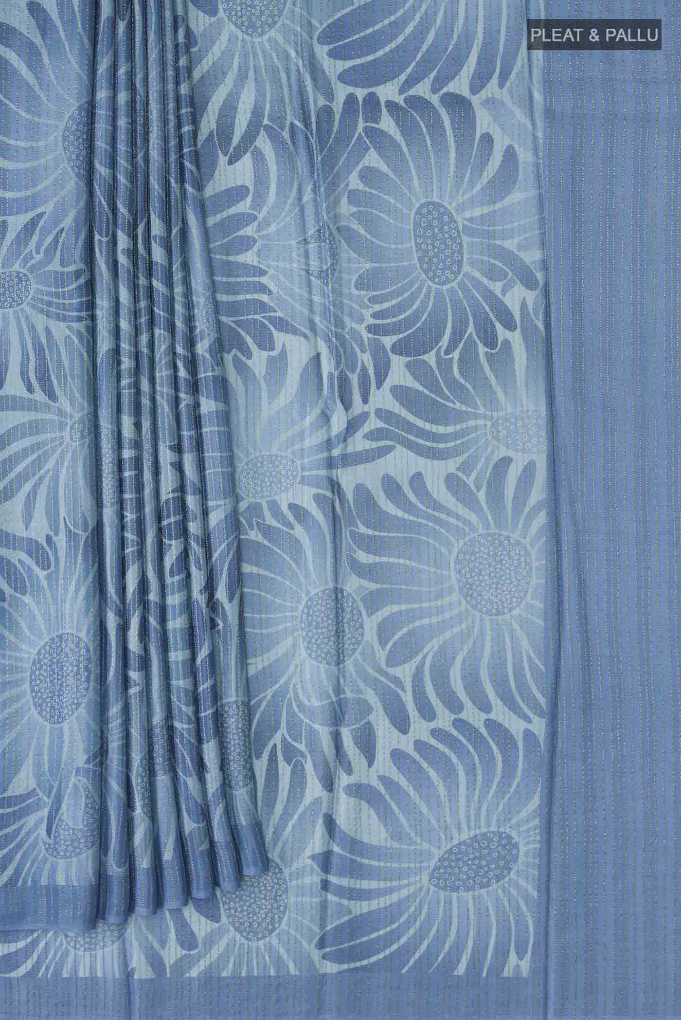 pleats pallu
