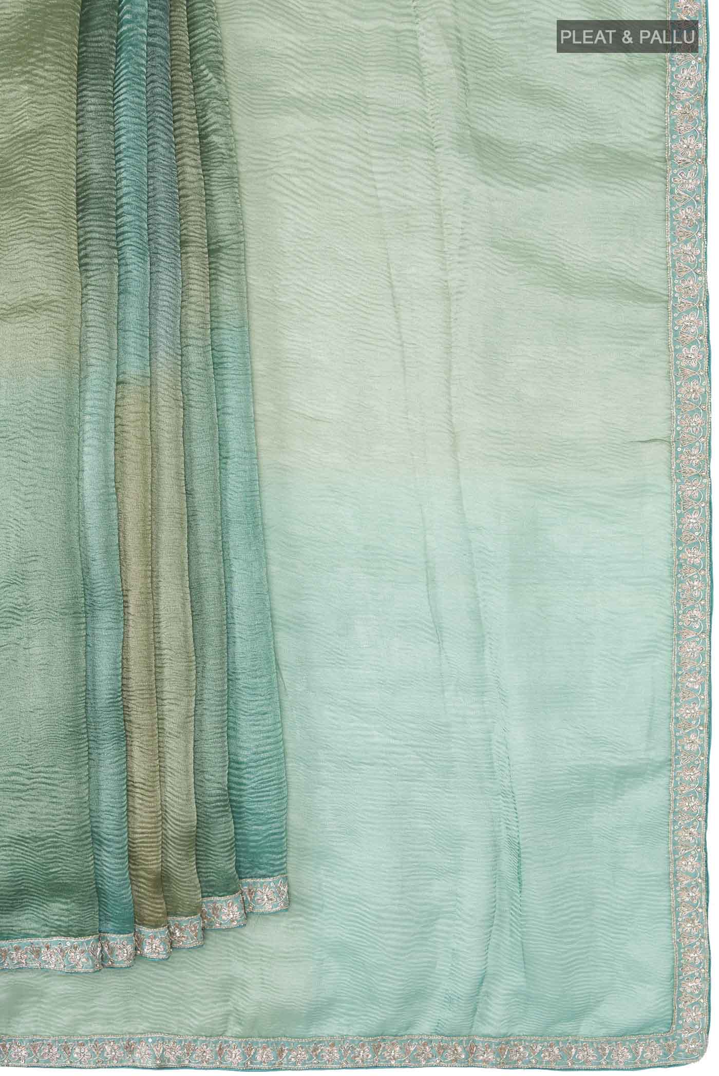 pleats pallu