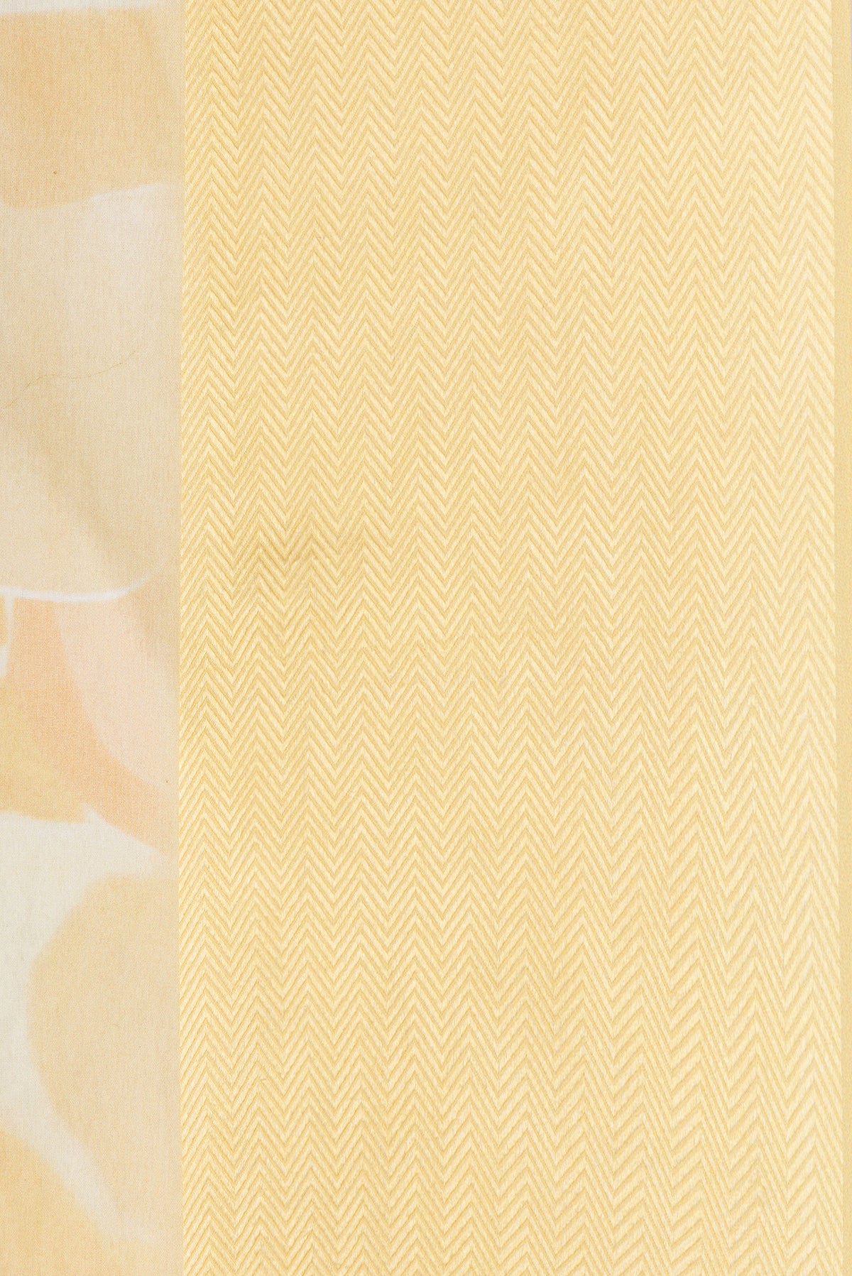 Border image of Sandal Dual Tone Mysore Georgette Saree with Printed design on the body and Thread Border. 