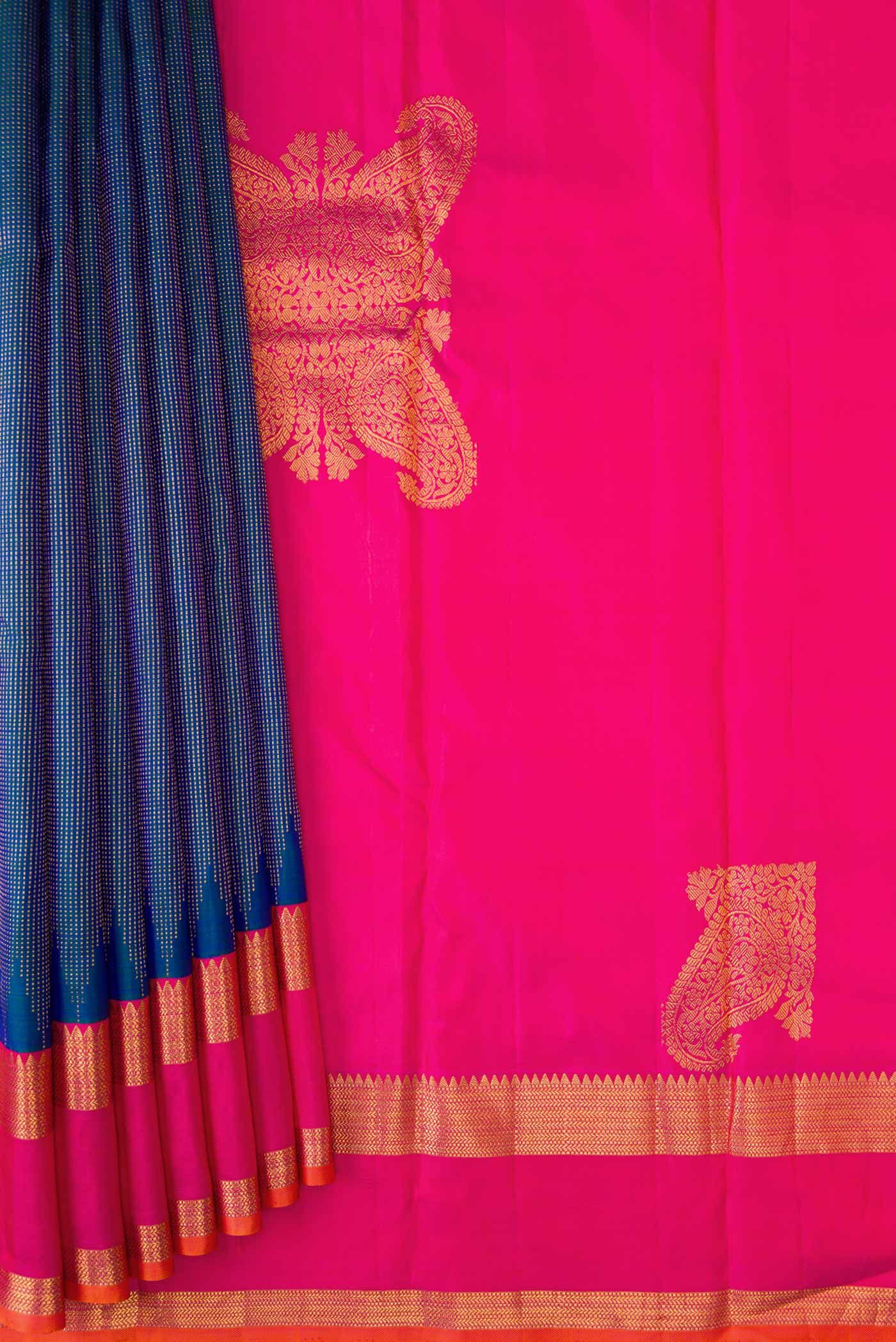 pleats pallu
