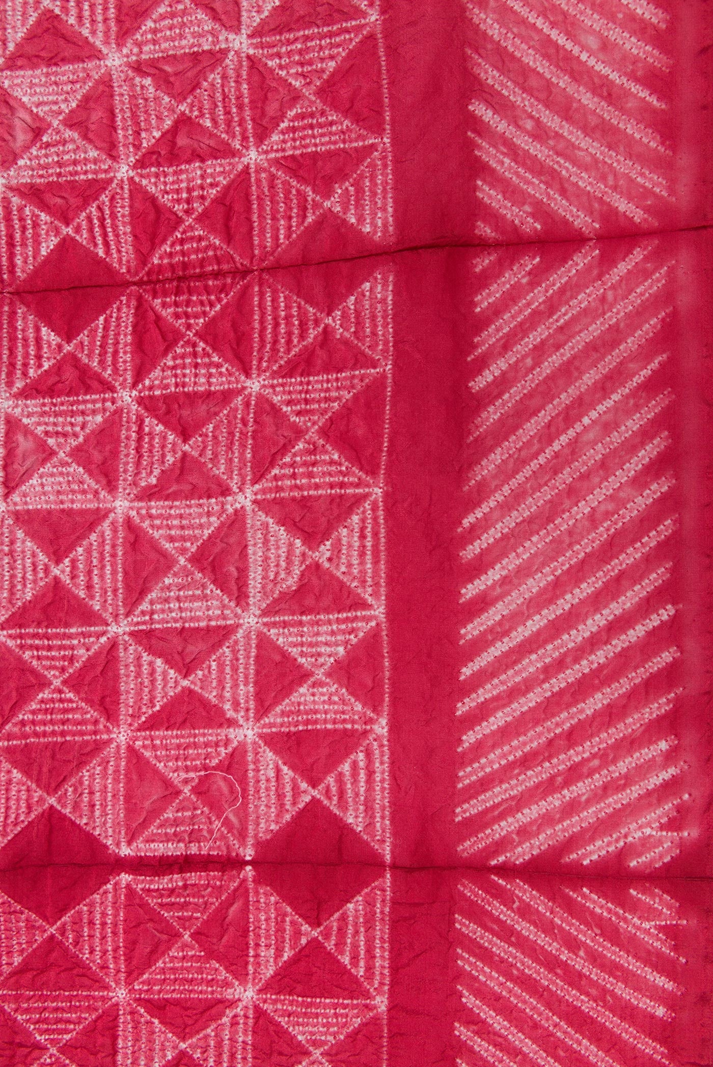 Border image of Maroon Dual Tone Tussar Silk Saree with Printed design on the body and Printed Border. 