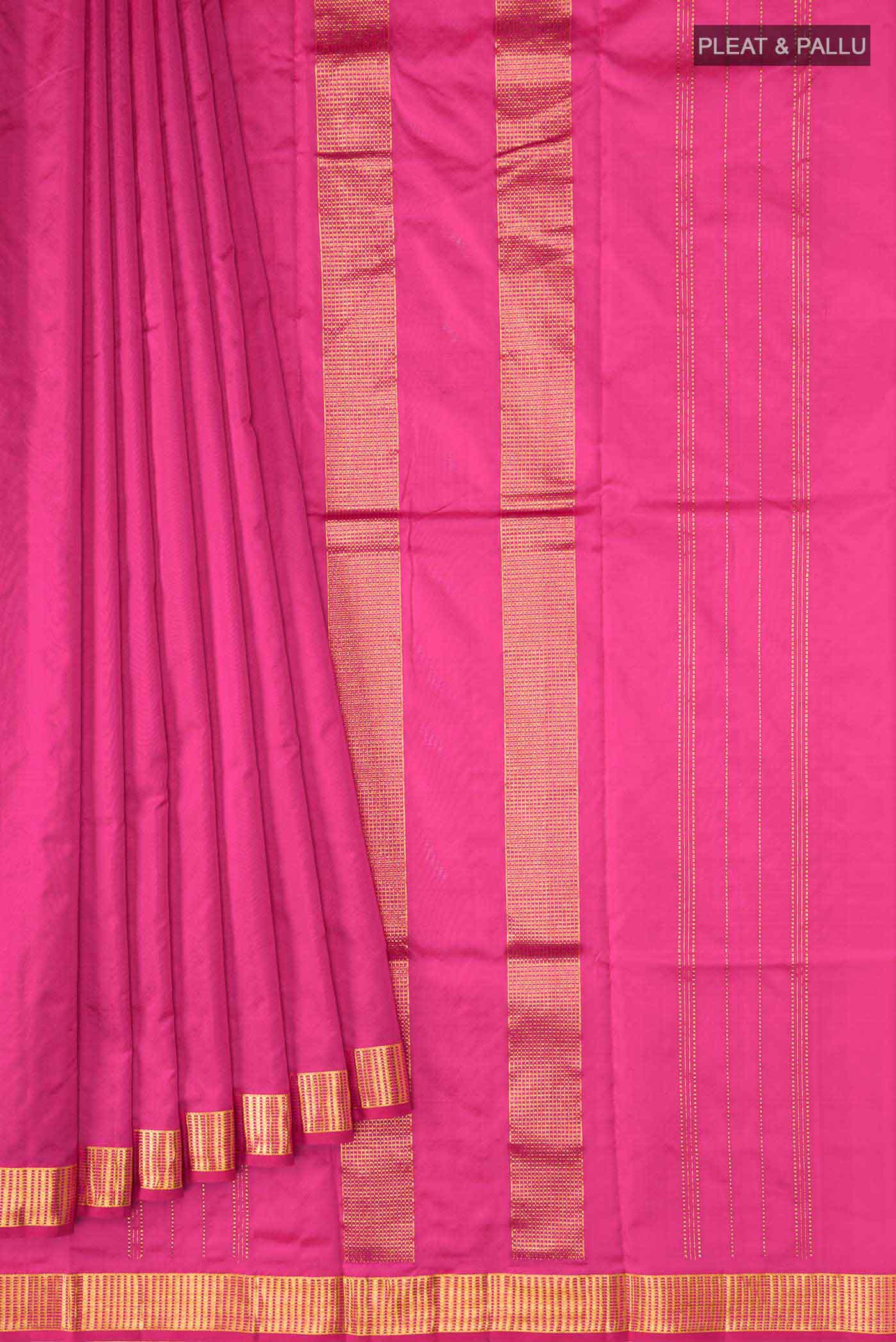 pleats pallu