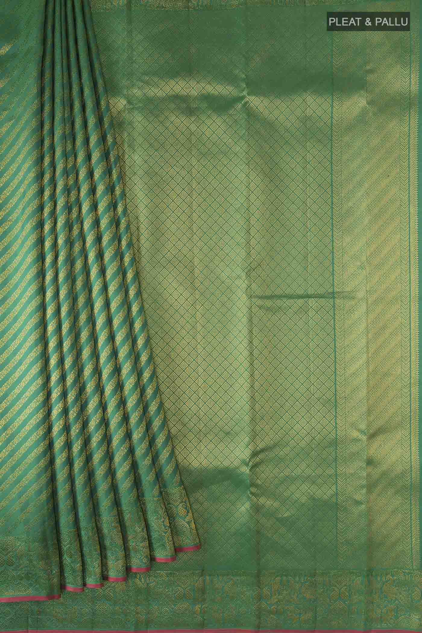 pleats pallu