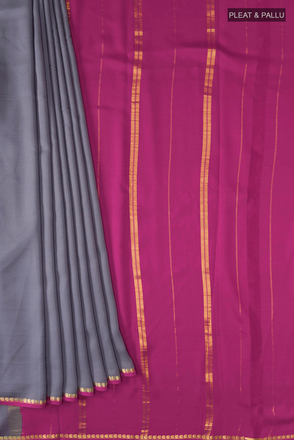pleats pallu