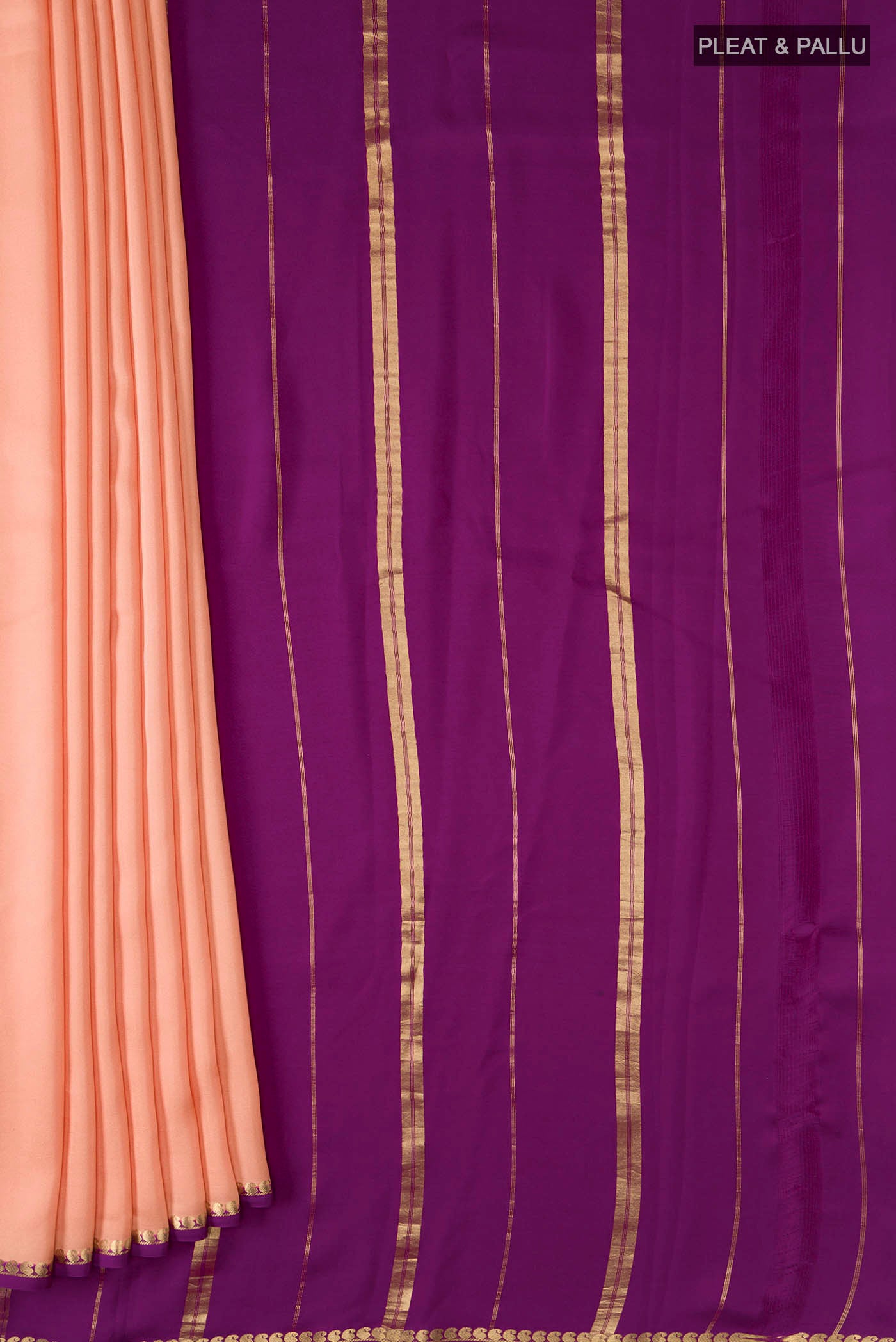 pleats pallu