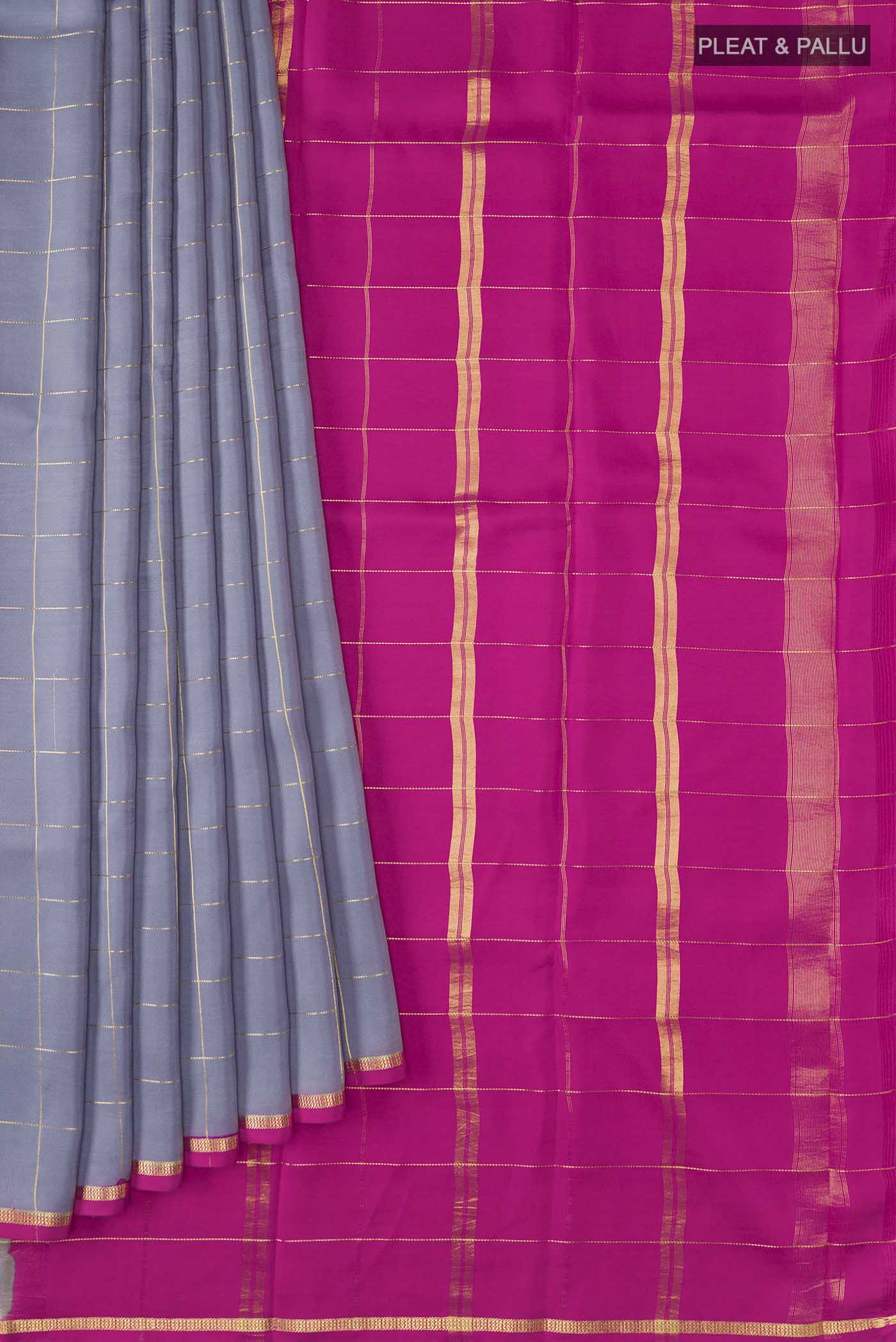 pleats pallu