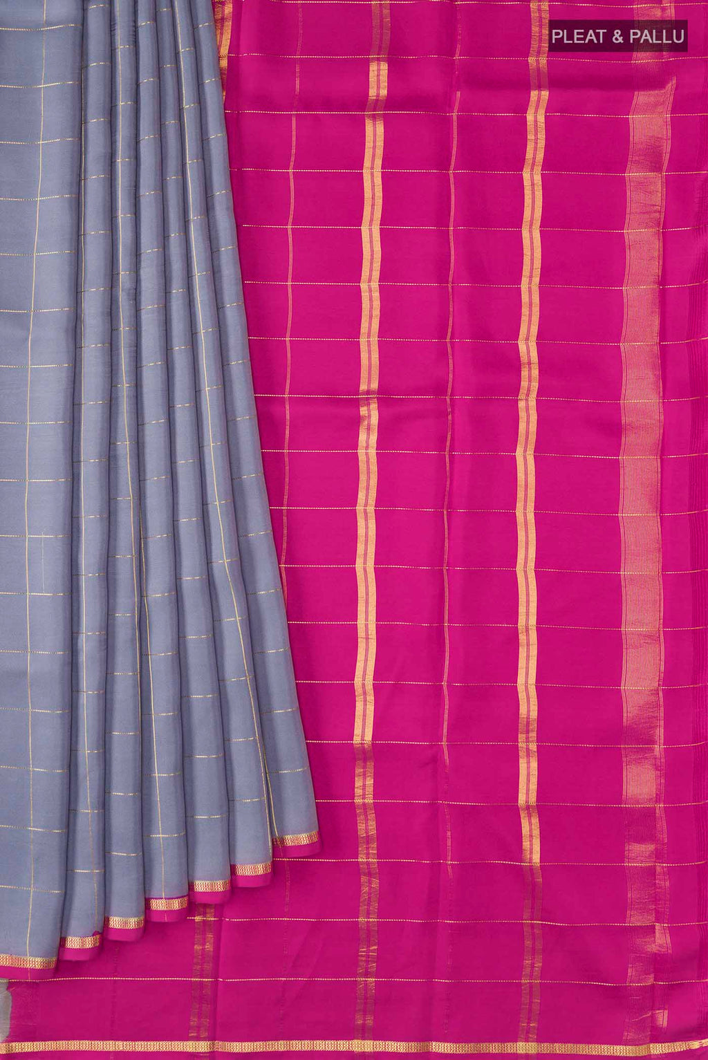 pleats pallu