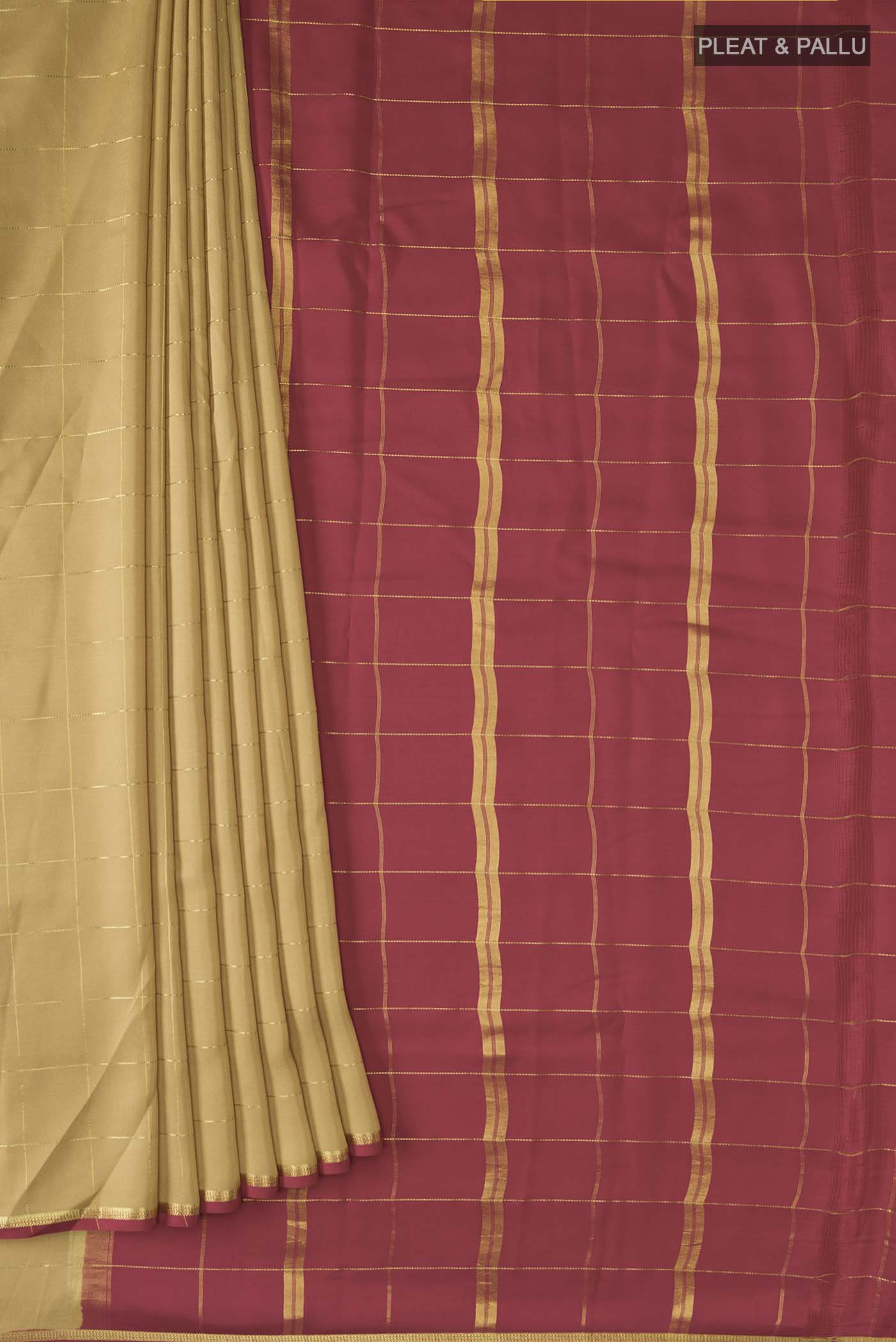 pleats pallu