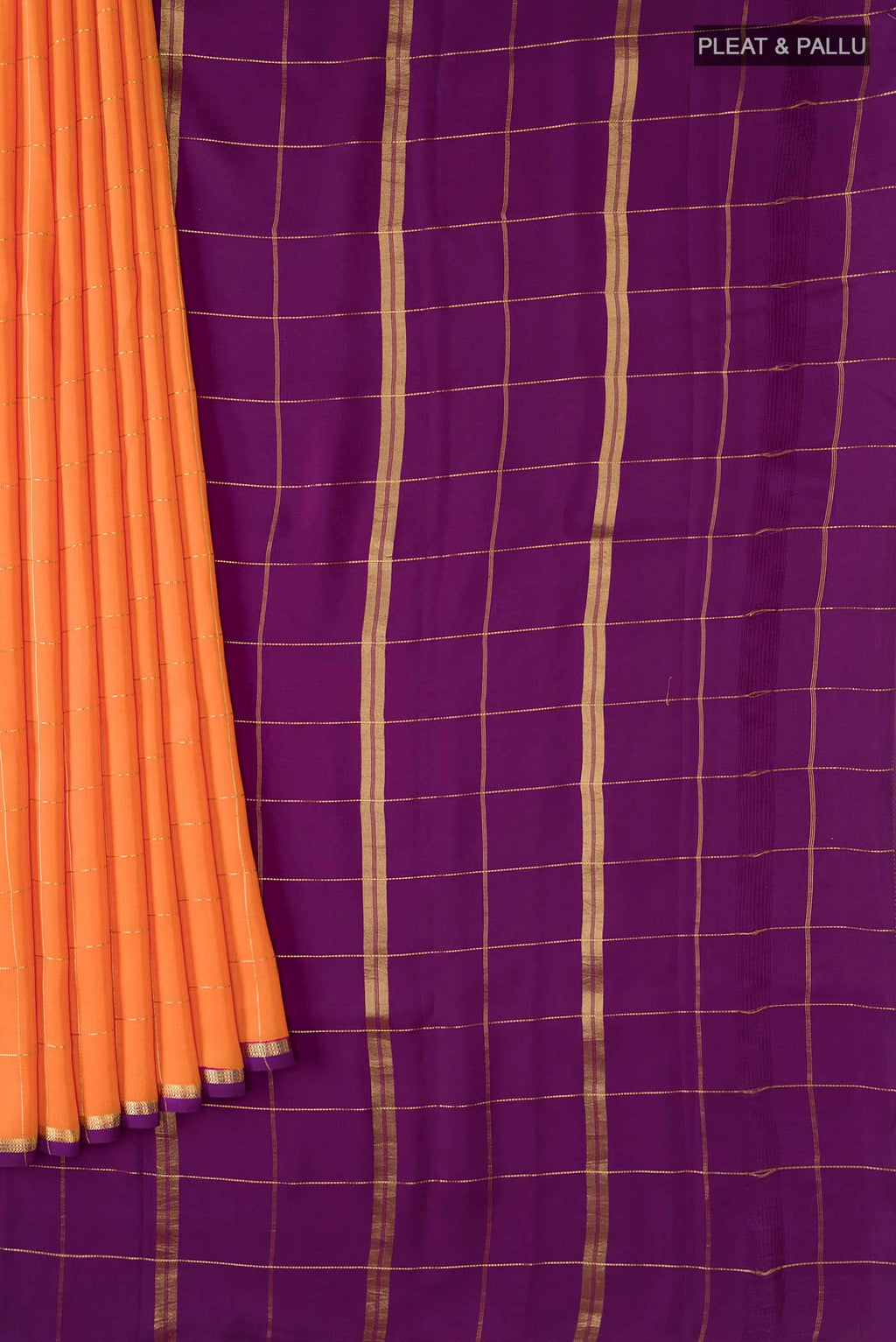 pleats pallu