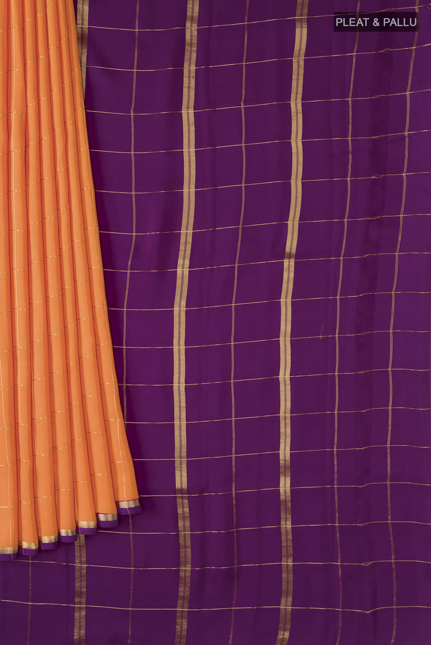 pleats pallu