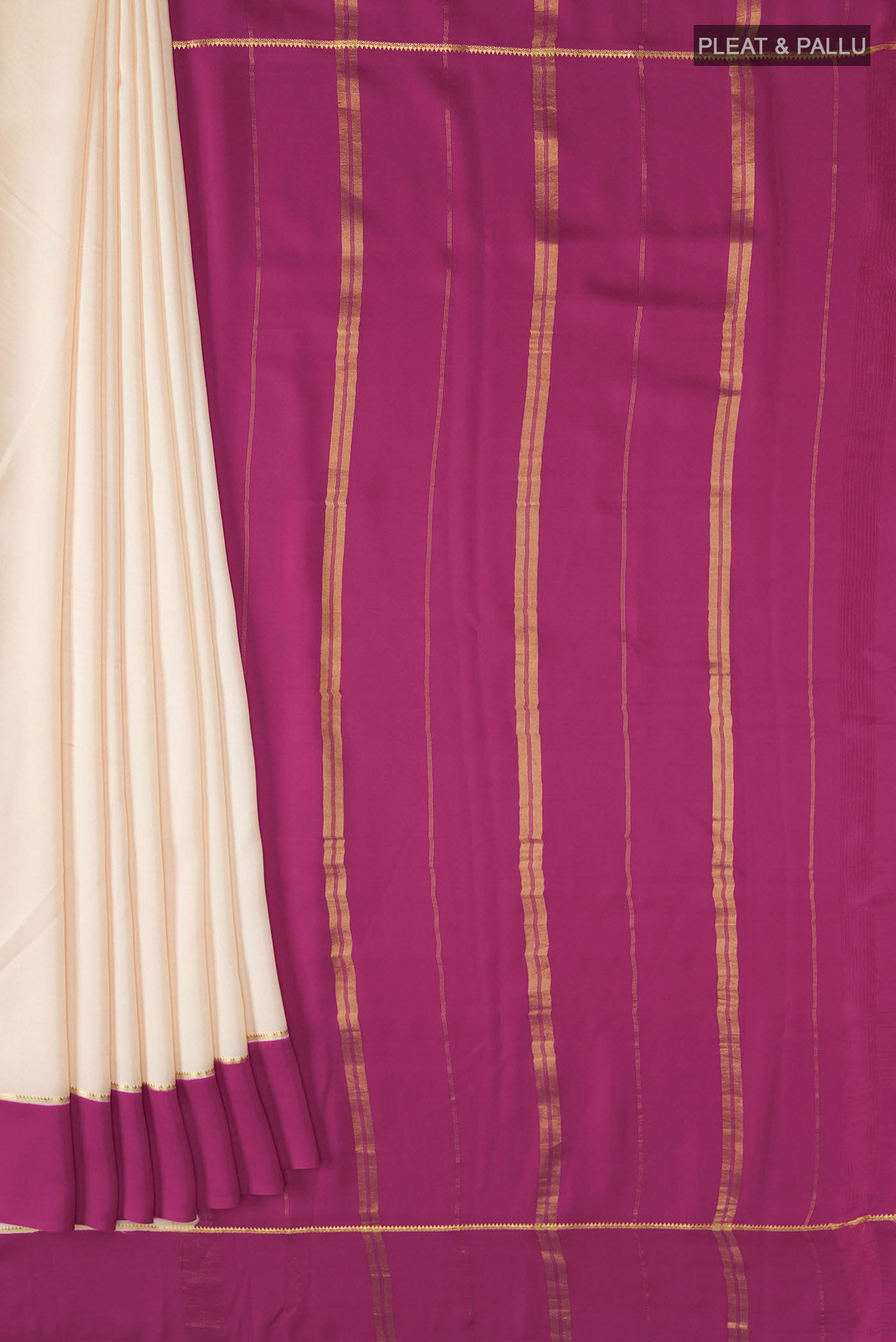 pleats pallu