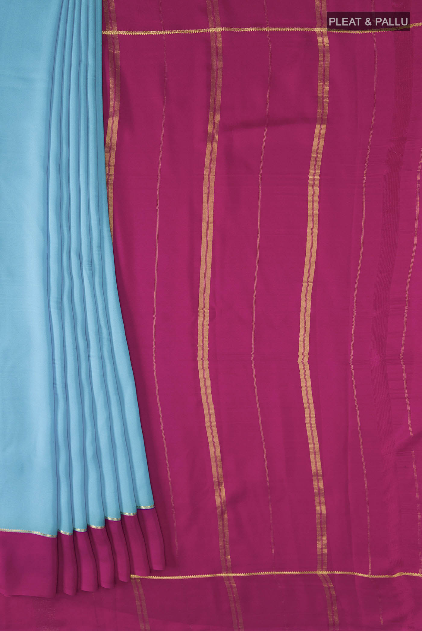 pleats pallu