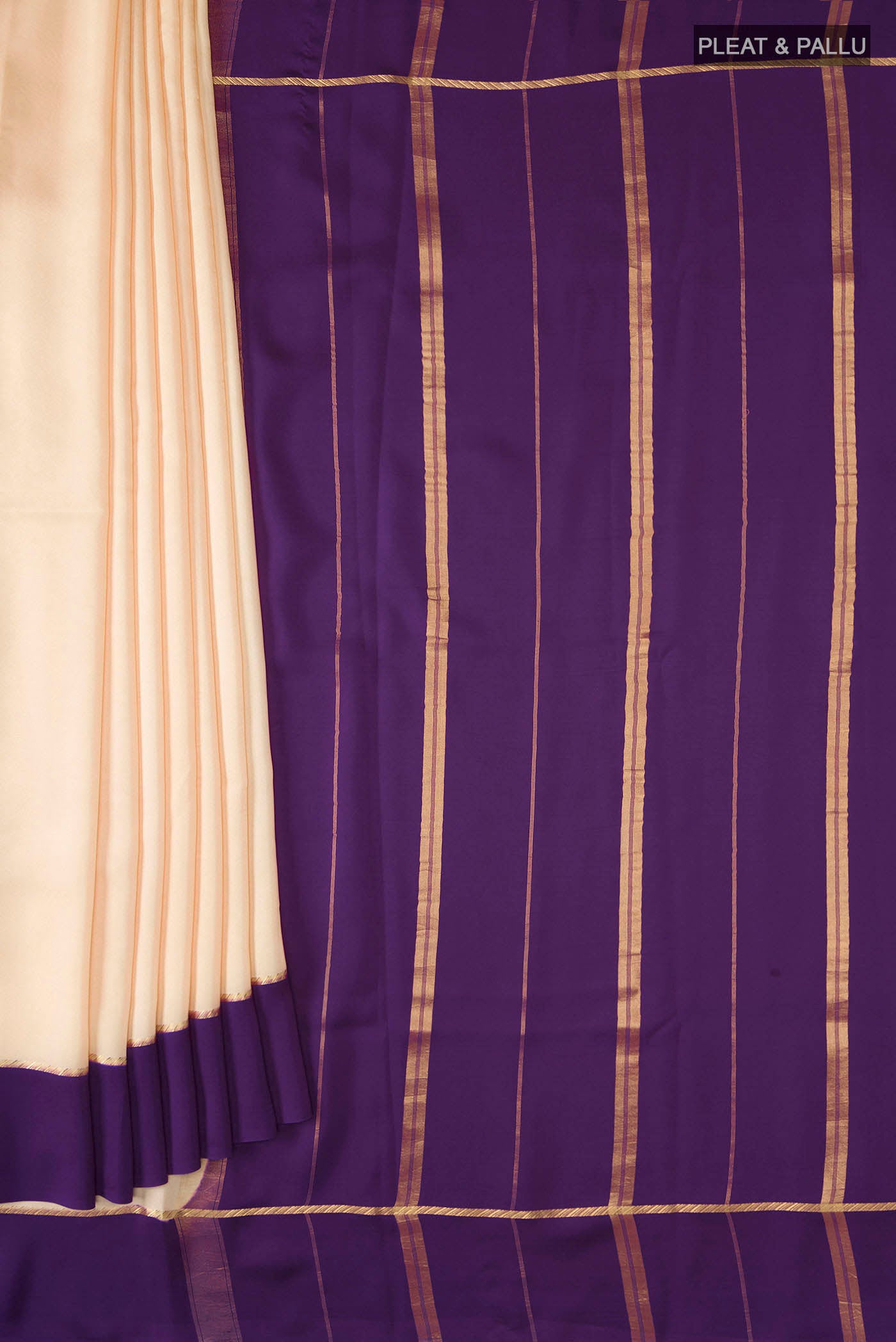 pleats pallu
