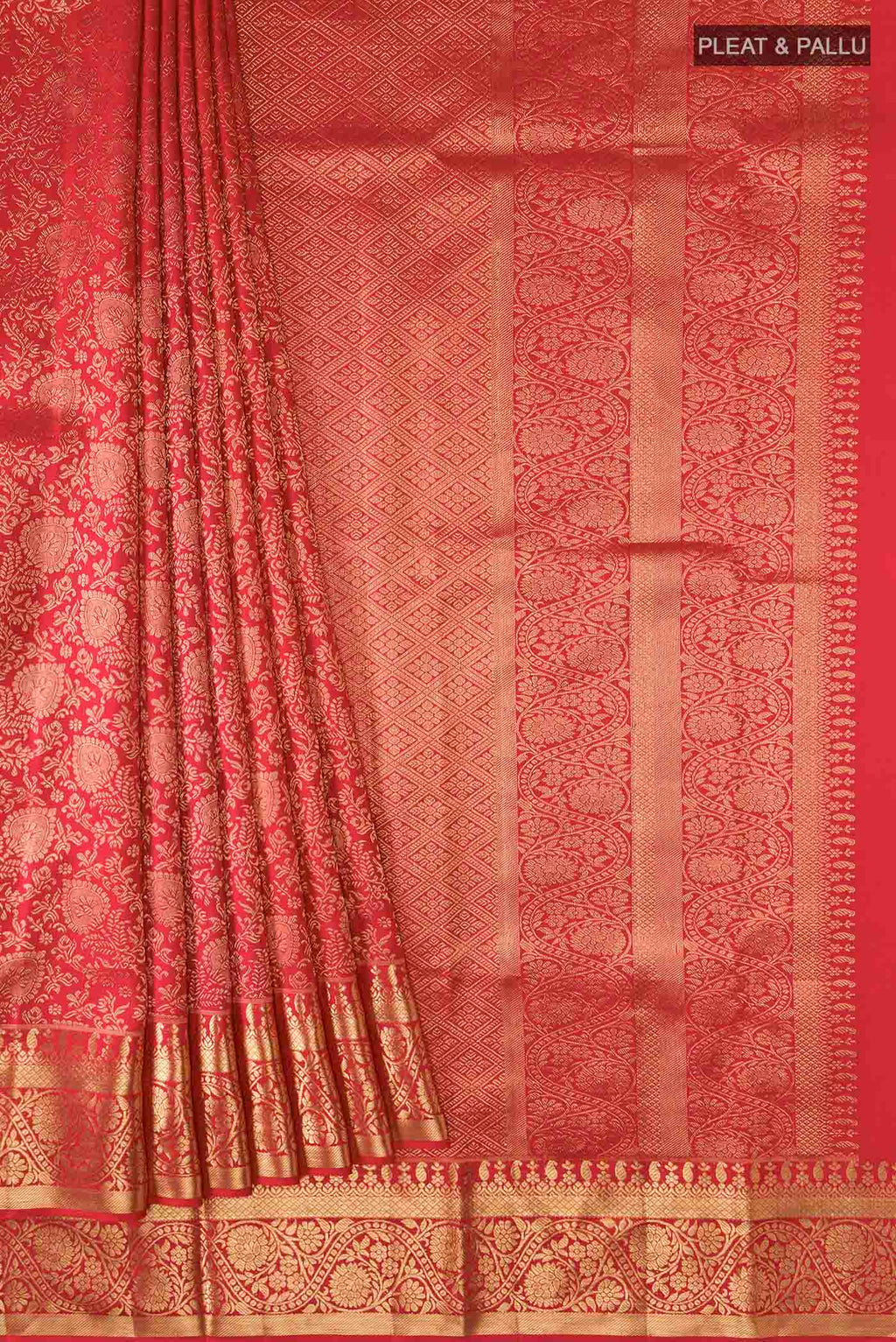 pleats pallu