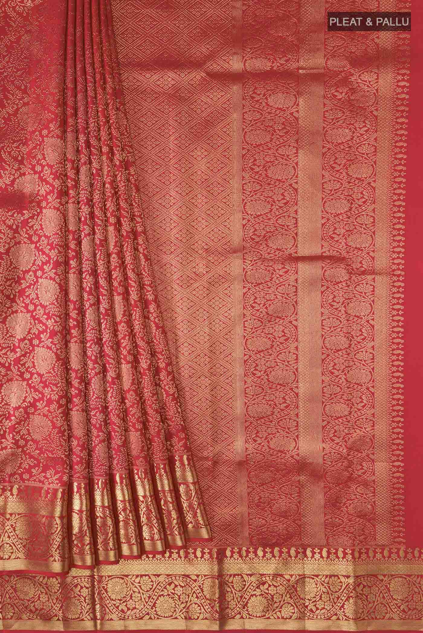 pleats pallu