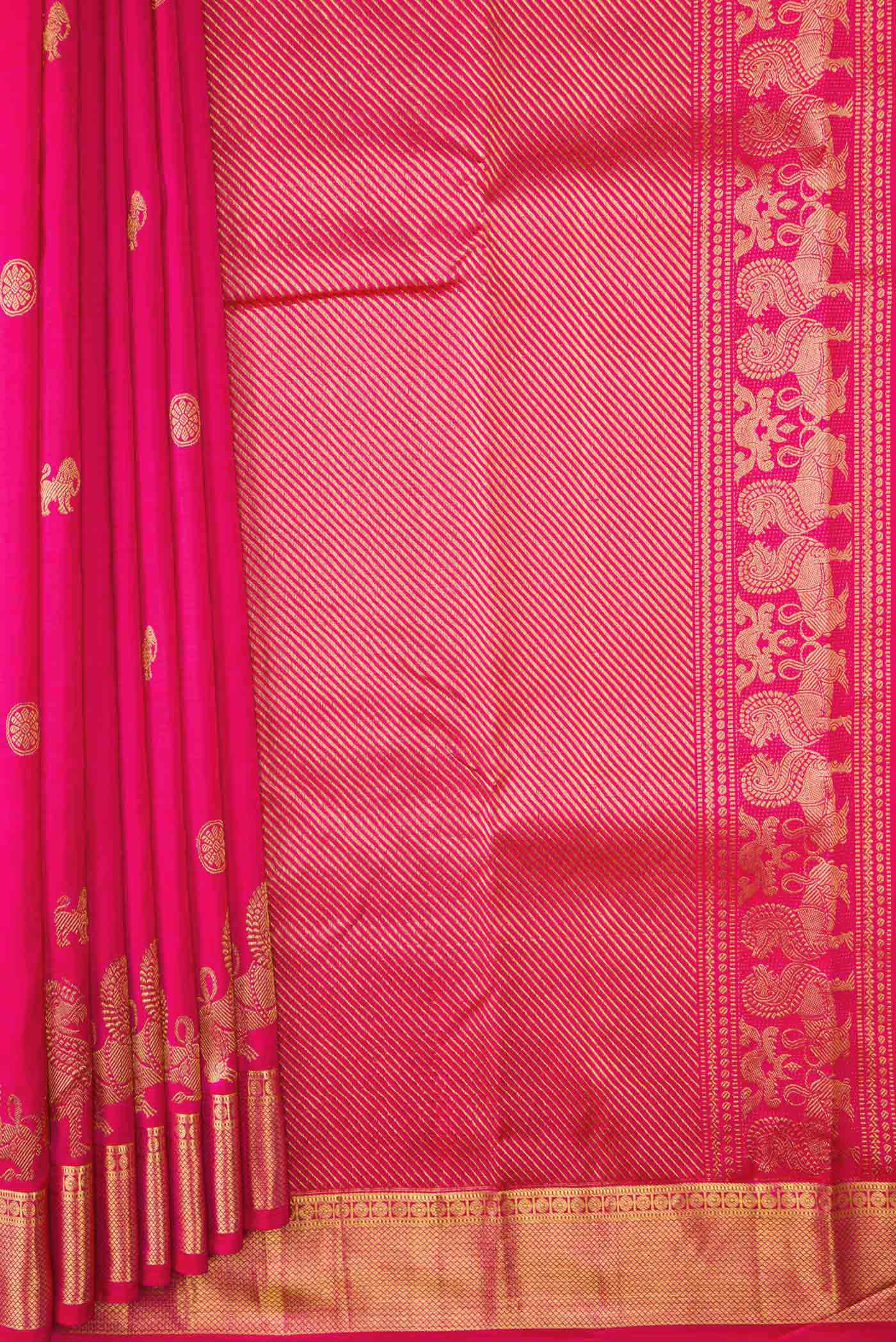 pleats pallu
