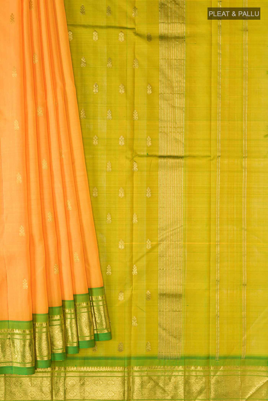 pleats pallu
