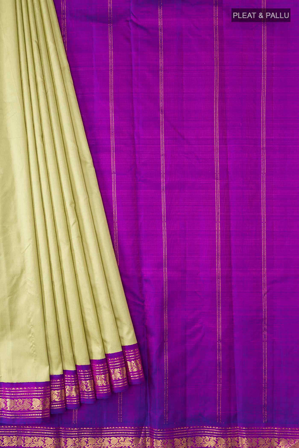 pleats pallu