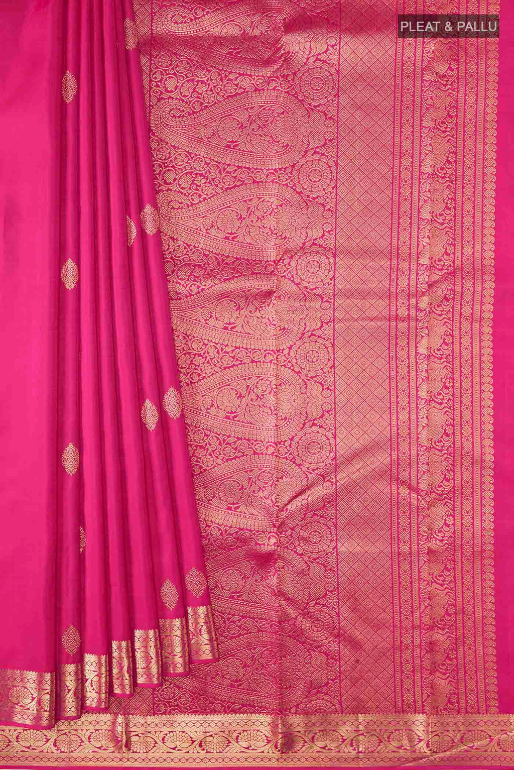 pleats pallu