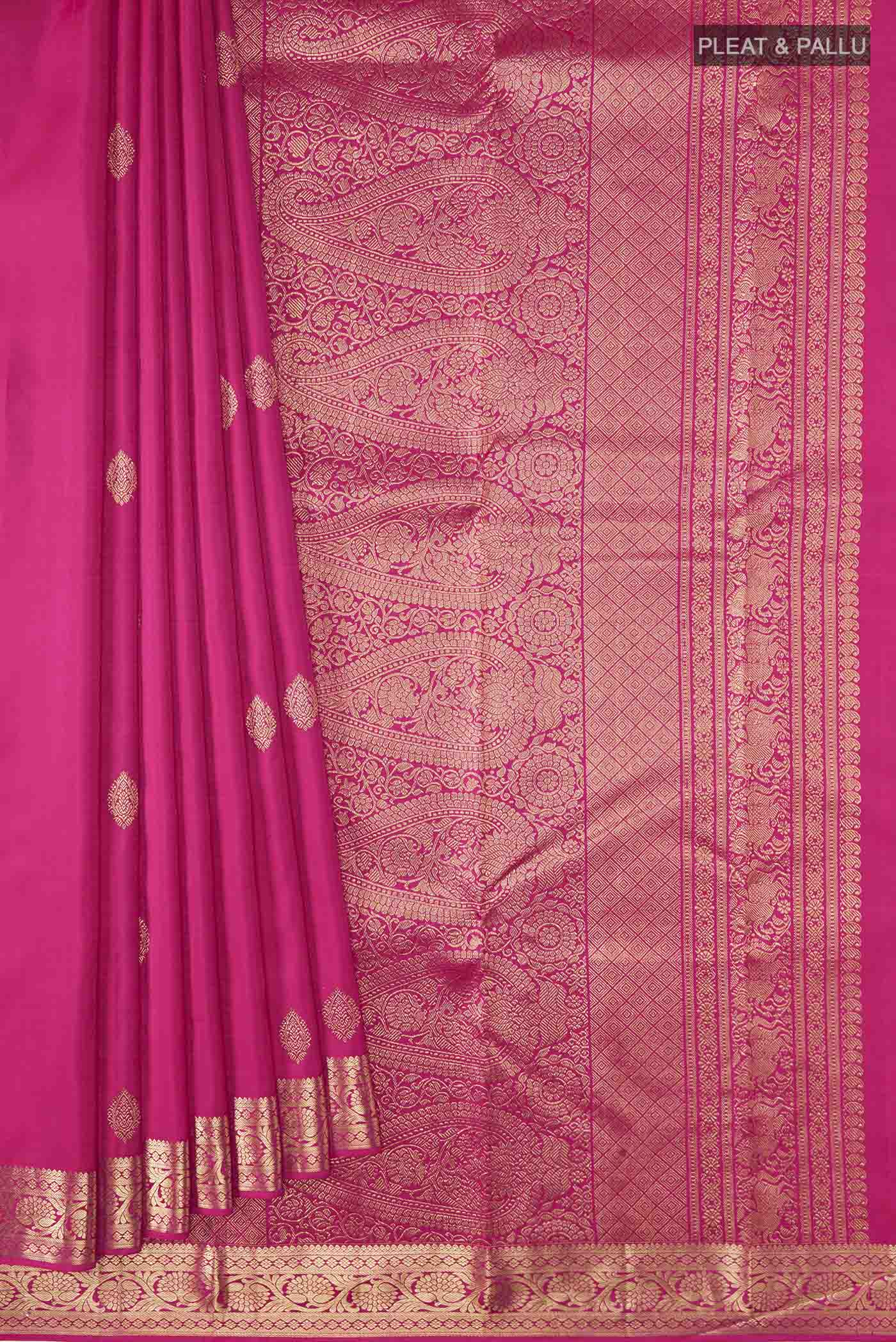 pleats pallu