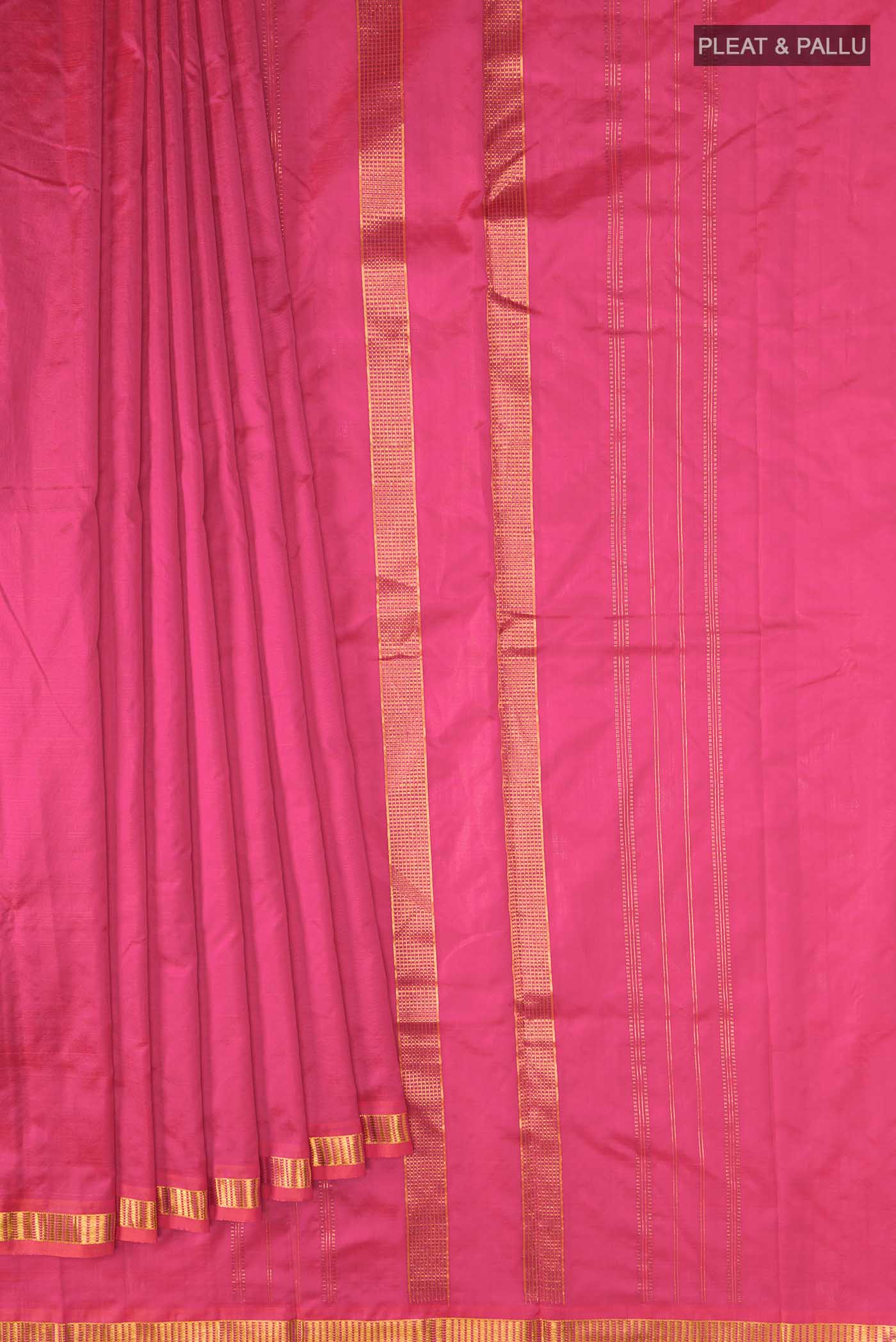 pleats pallu