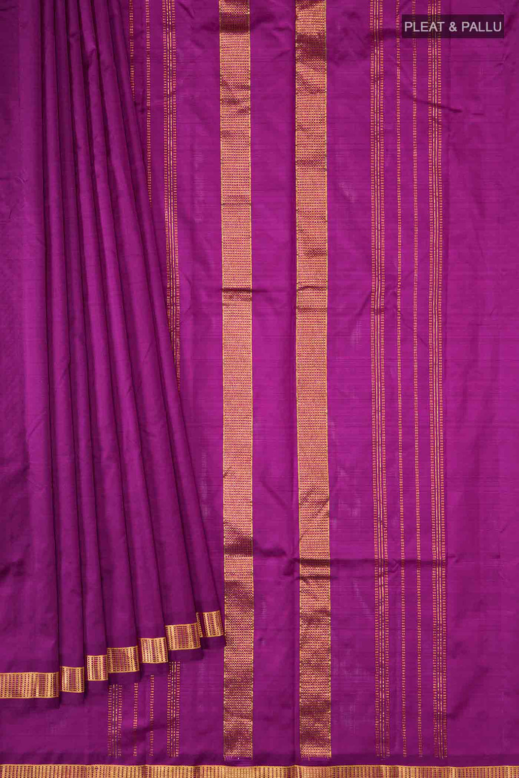 pleats pallu